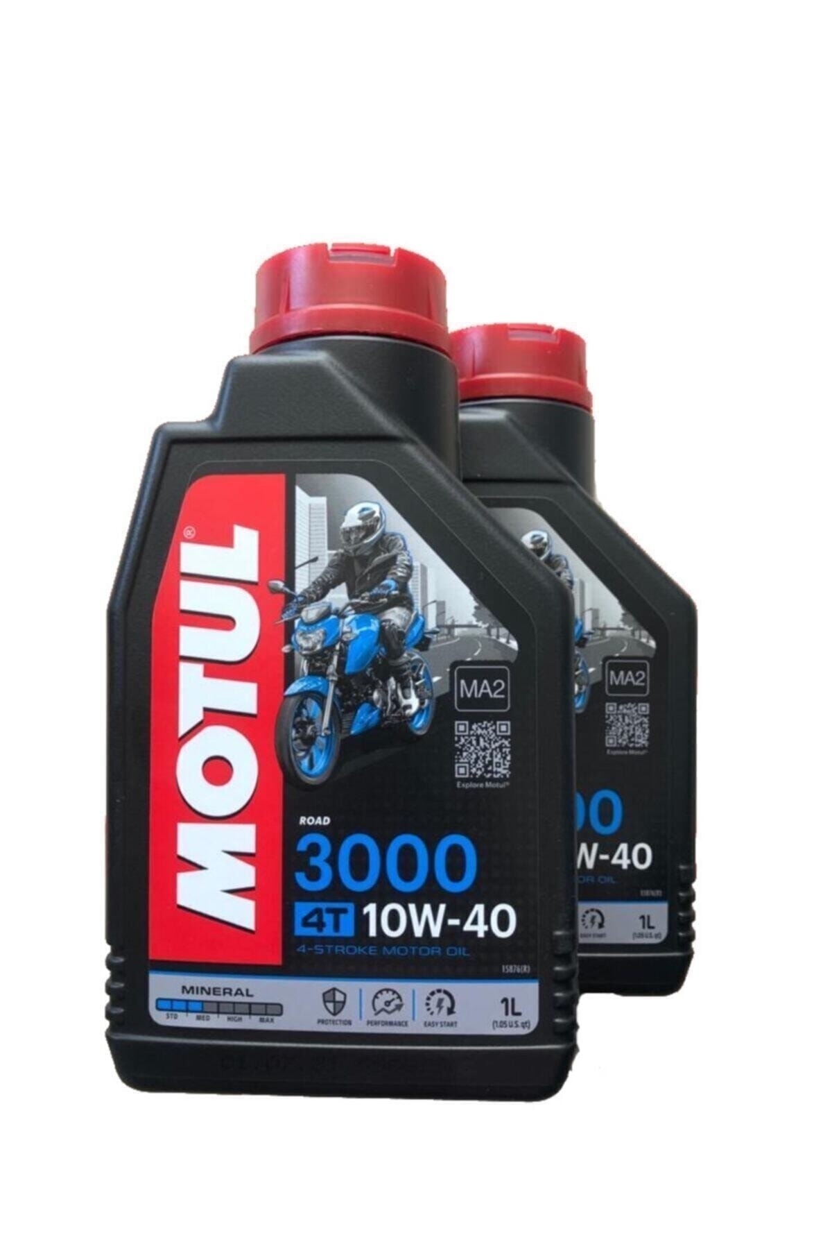 Motul 3000 10w40 4t Mineral Motosiklet Motor Yağı 2 Adet (2022 ÜRETİM)