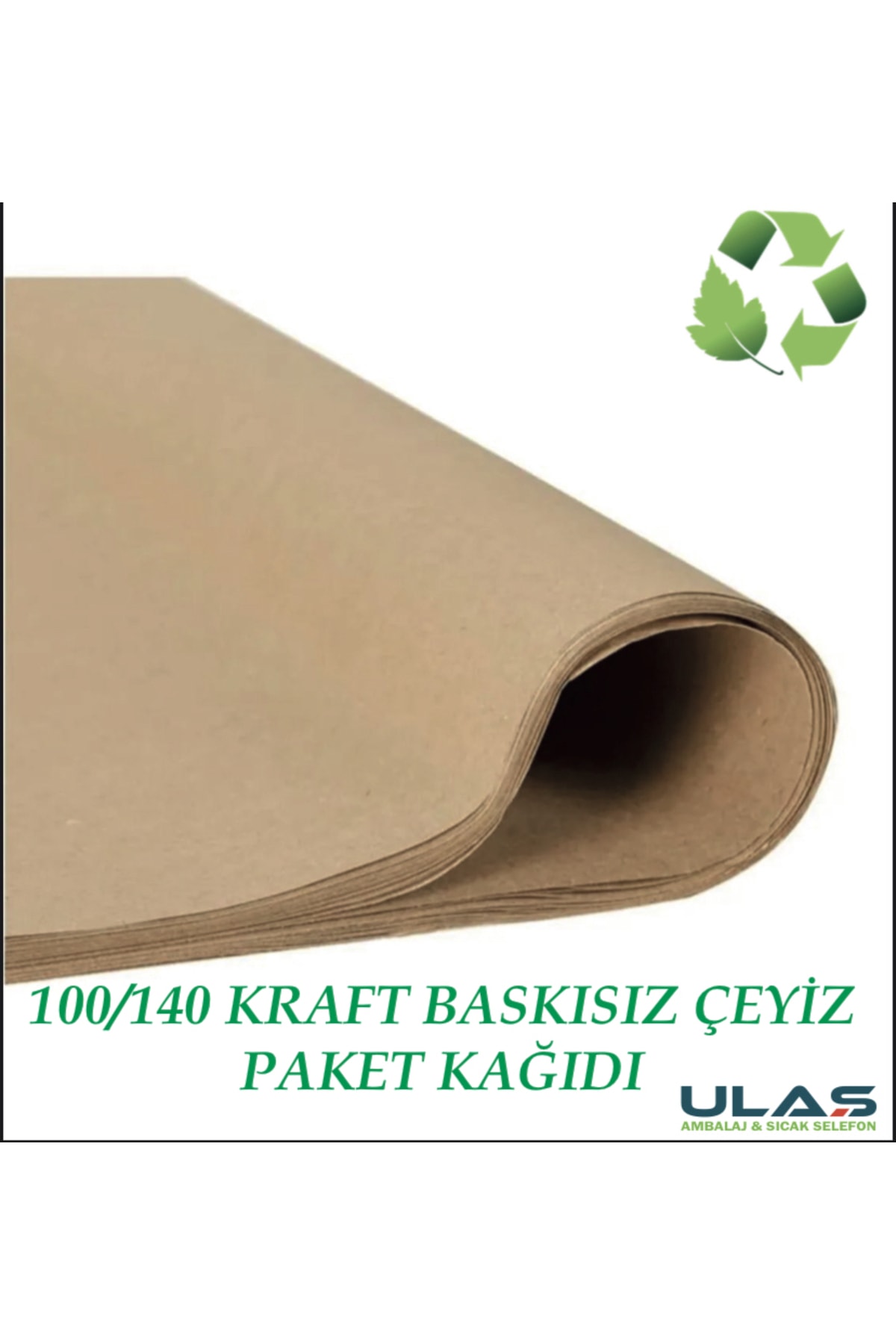 AKAL KRAFT KÂĞIT ÇEYİZ PAKET KAĞIDI 100x140 EBAT, 50 adet