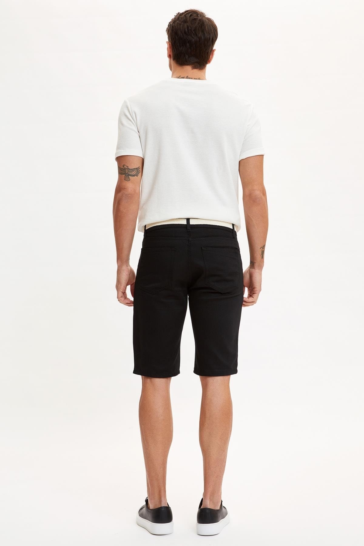 شورت و شلوارک مردانه مشکی دفکتو | N4990AZ.20SM.WT34 اورجینال - تصویر 3