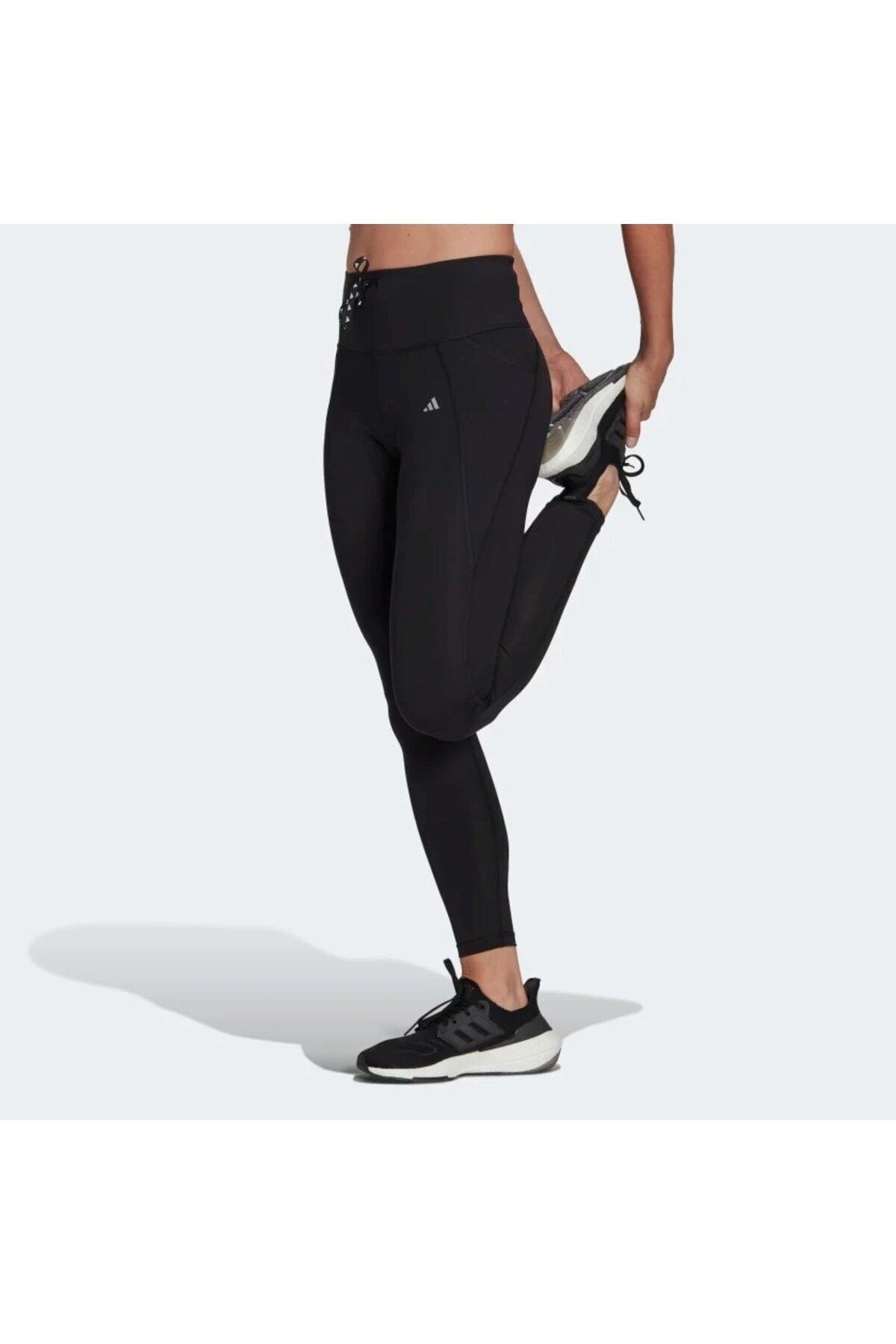adidas Run Ess 1/1 TGT BLACK Women's Tights - Trendyol