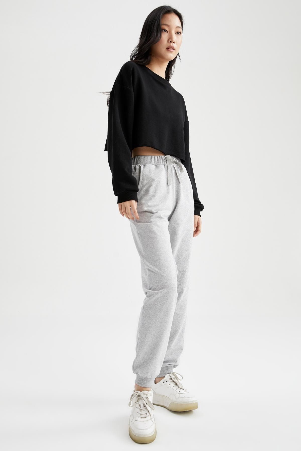 DeFacto-Regular Fit basic Reversible Jogger Sweatpants 2