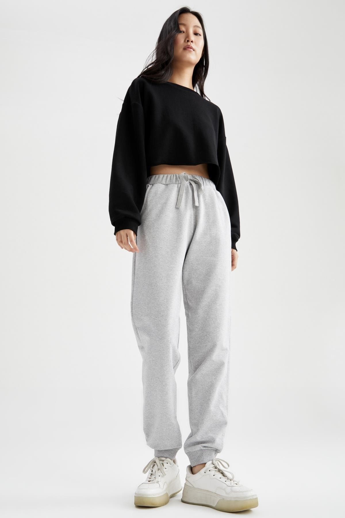 DeFacto-Regular Fit basic Reversible Jogger Sweatpants 4