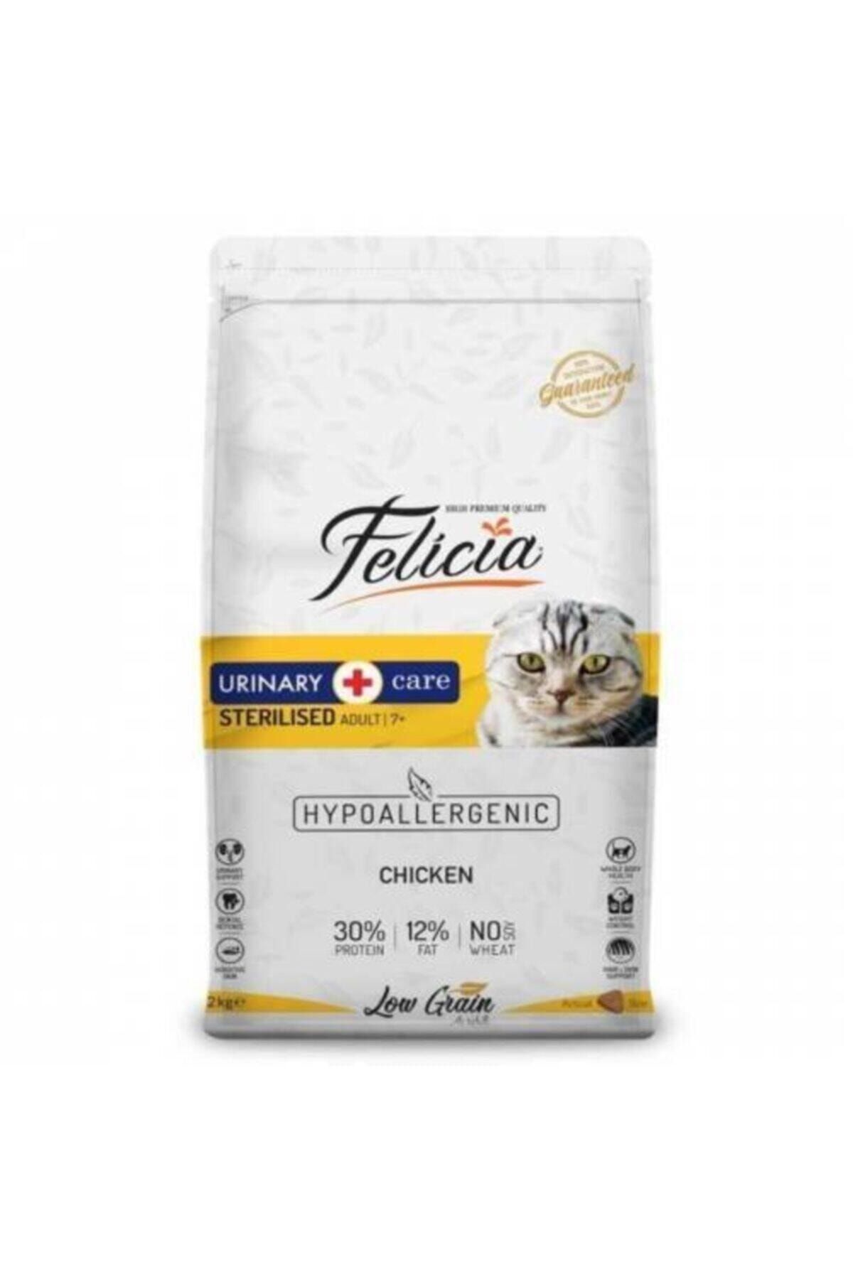Felicia Düşük Tahıllı Sterilised Tavuklu Kısır Kedi Maması 12 Kg