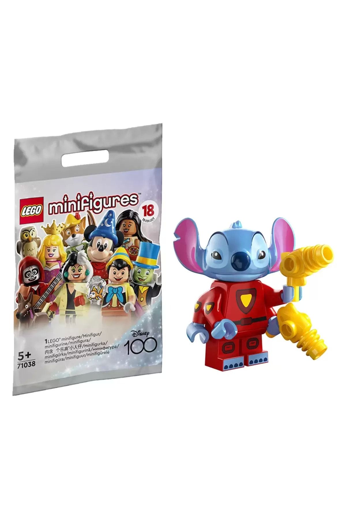 LEGO Disney Series Collectible Minifigure - Stitch (71012) : : Toys