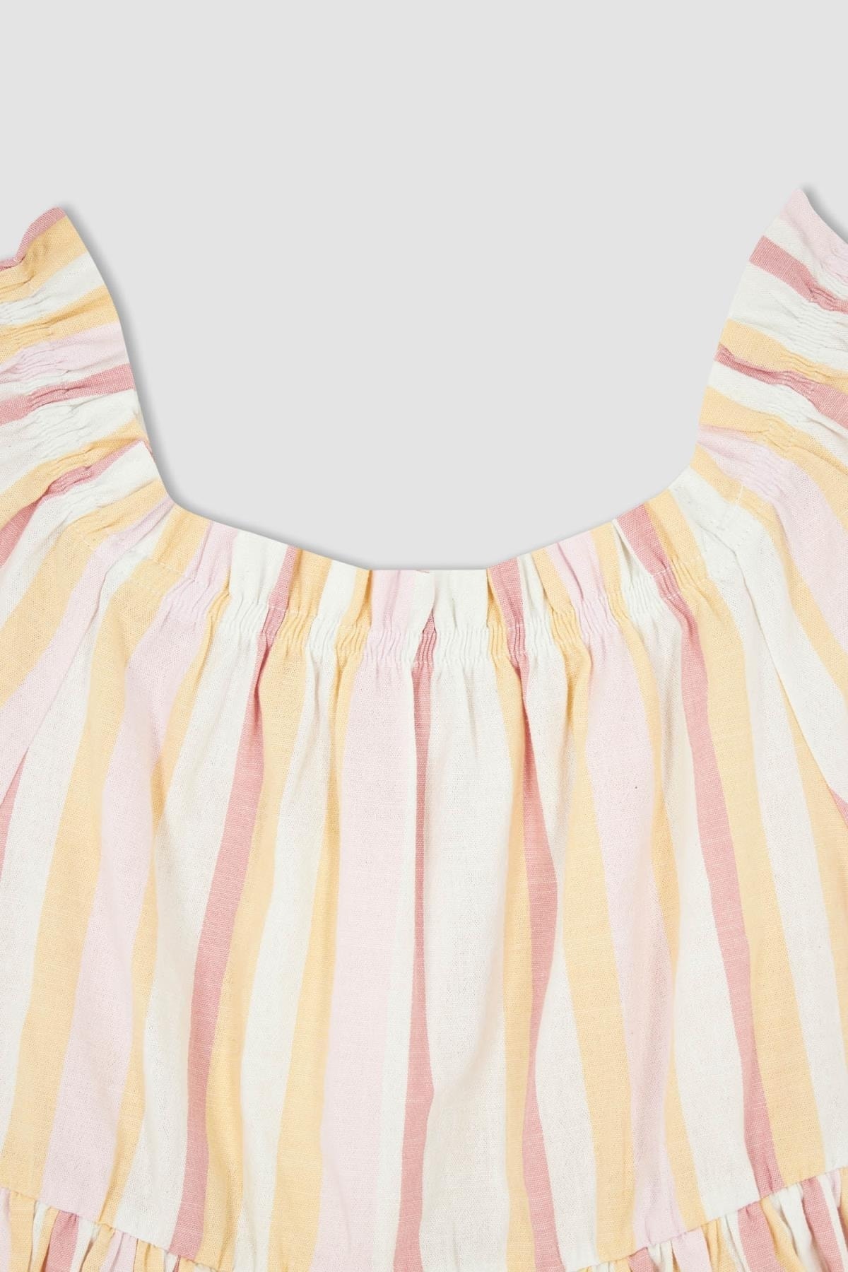 لباس مجلسی دخترانه صورتی دفکتوDefacto | W7755A622SM اورجینال - تصویر 8