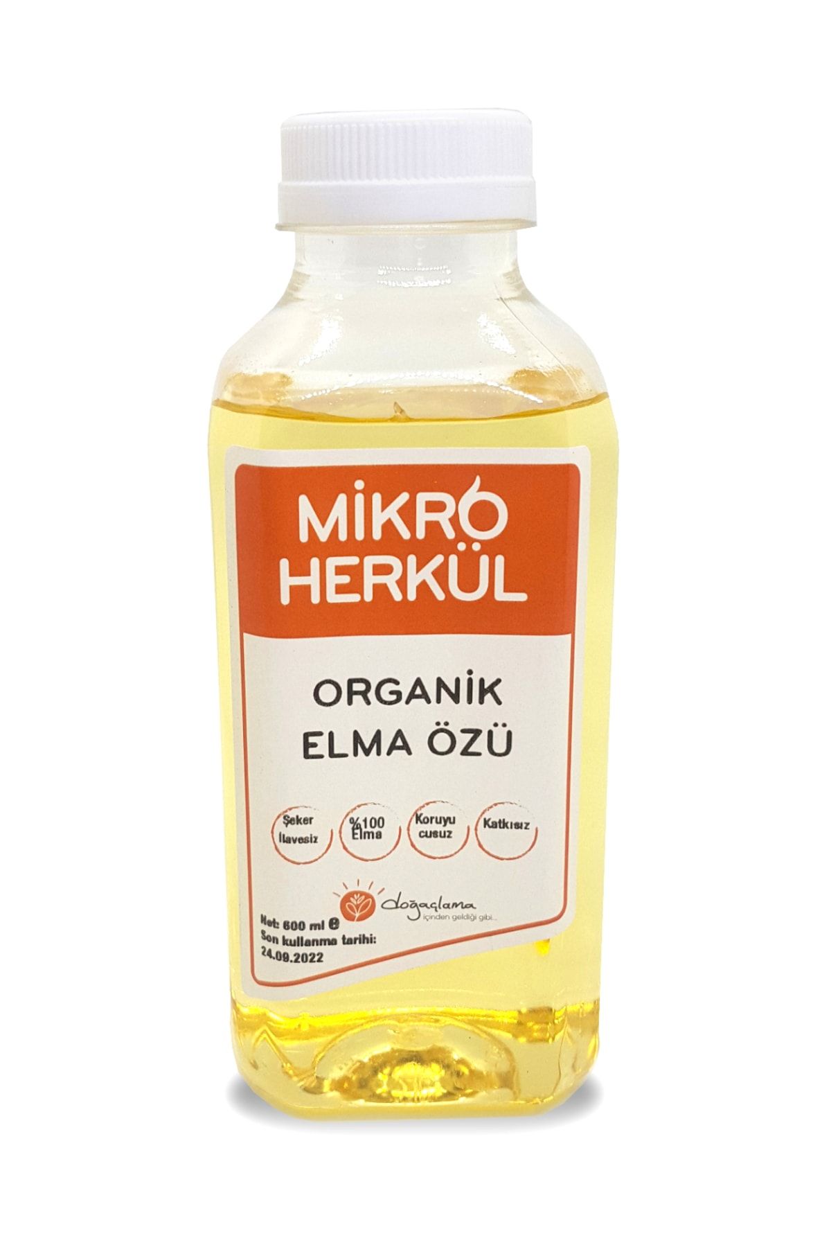 Organik Elma Özü (600 ML)