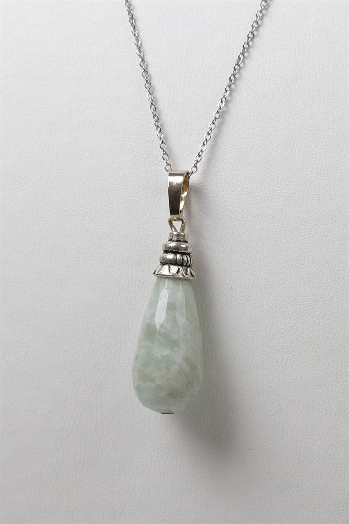 Amazonite deals stone necklace