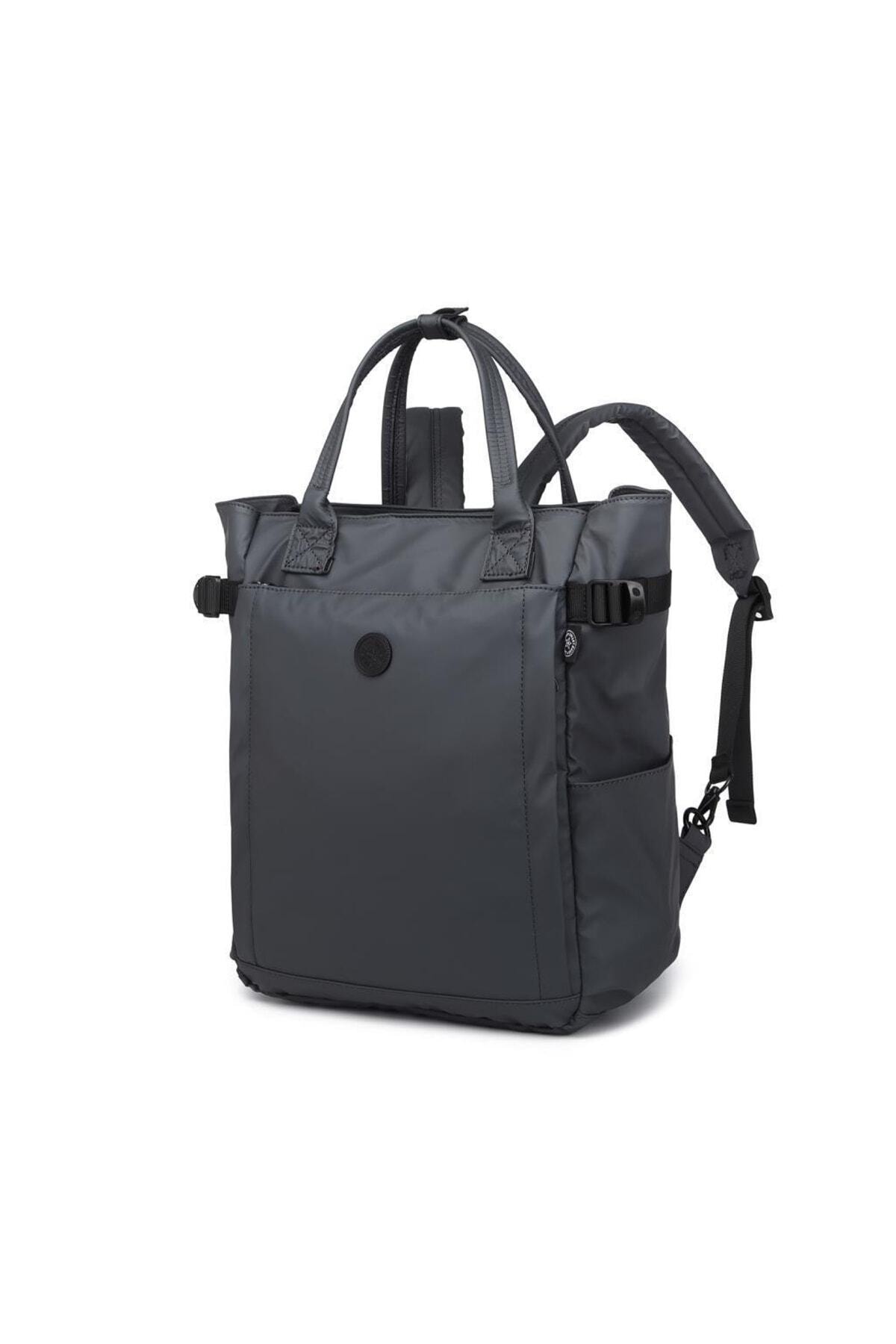 کوله پشتی زنانه خاکستری Genel Markalar | 21K-8673- اورجینال - تصویر 3