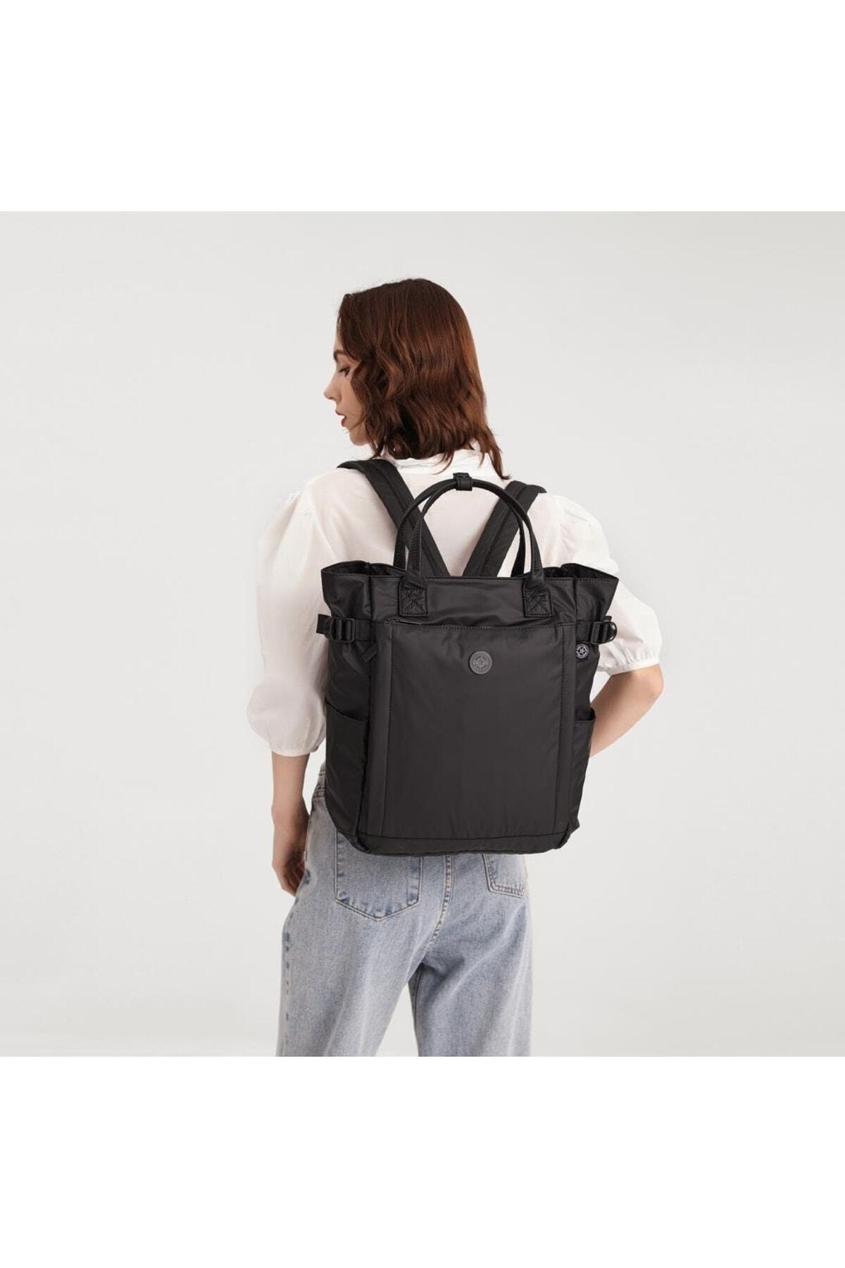 کوله پشتی زنانه خاکستری Genel Markalar | 21K-8673- اورجینال - تصویر 7