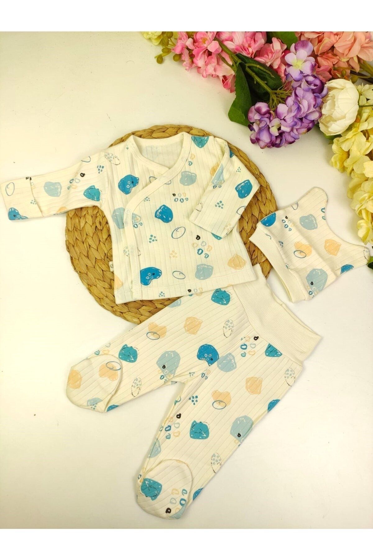 Kidbea Organic Cotton Fabric Bodysuit For Baby Boys Cosmo Magical Sleepsuit  Blue, Baby Boy Fabric