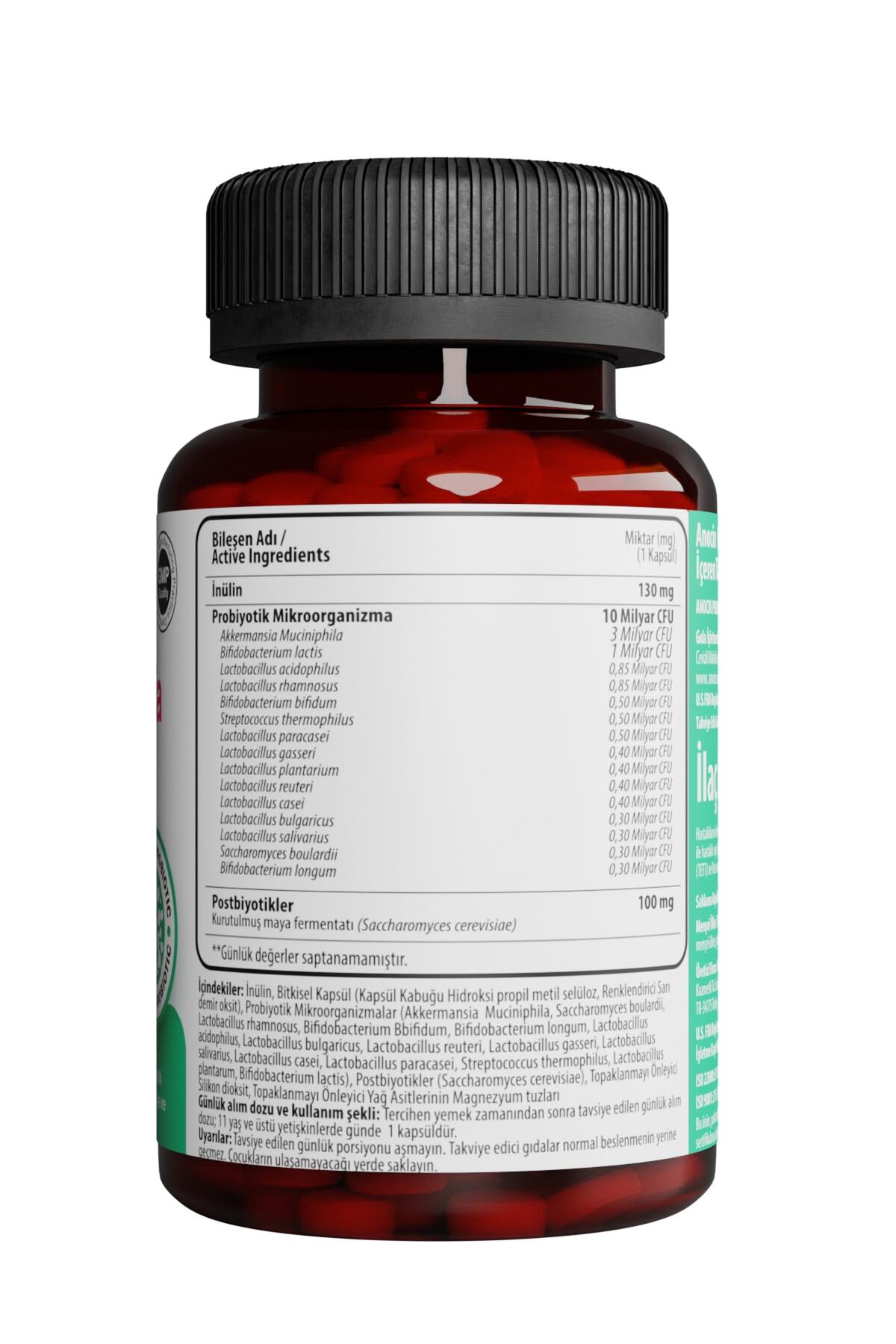 anocin Akkermansia Muciniphila Probiyotik + Prebiyotik + Postbiyotik ...