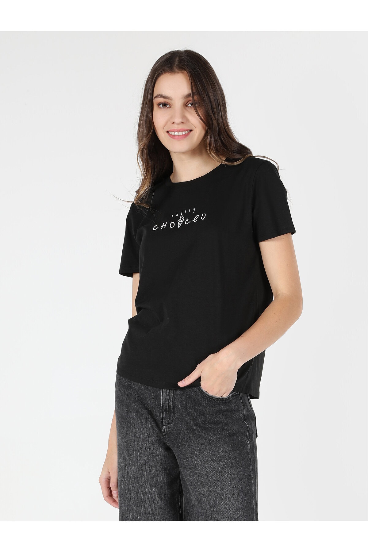 تی شرت زنانه کولینز | .CL1063427_Q1.V1_BLK Colin’s - Image 3