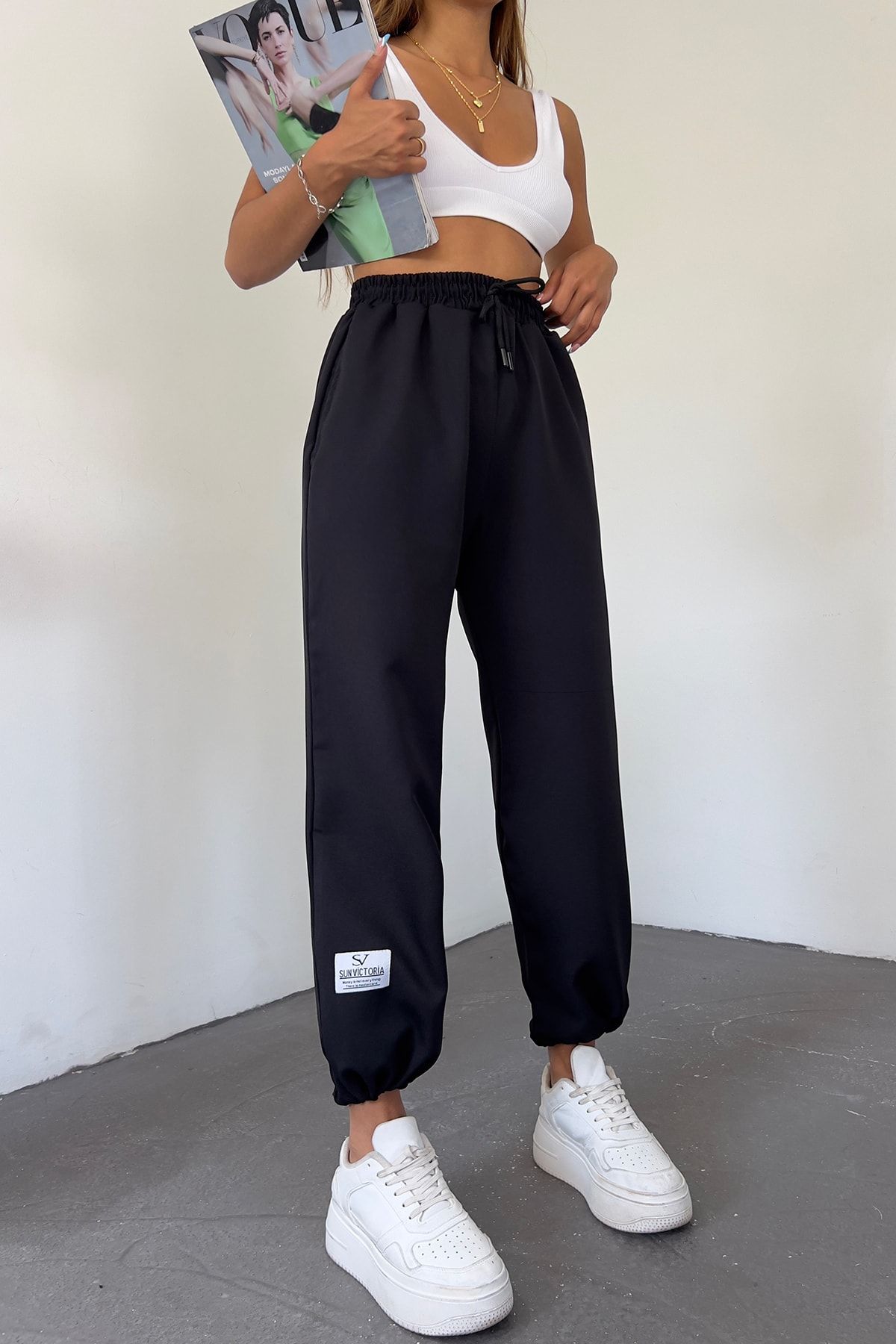 Victoria secret black clearance sweatpants
