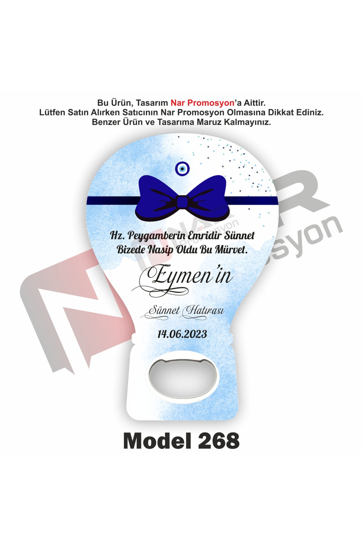 Opener Magnet Gift 20 Pieces - Circumcision, Engagement, Promise, Wedding Gift - Packaging Included