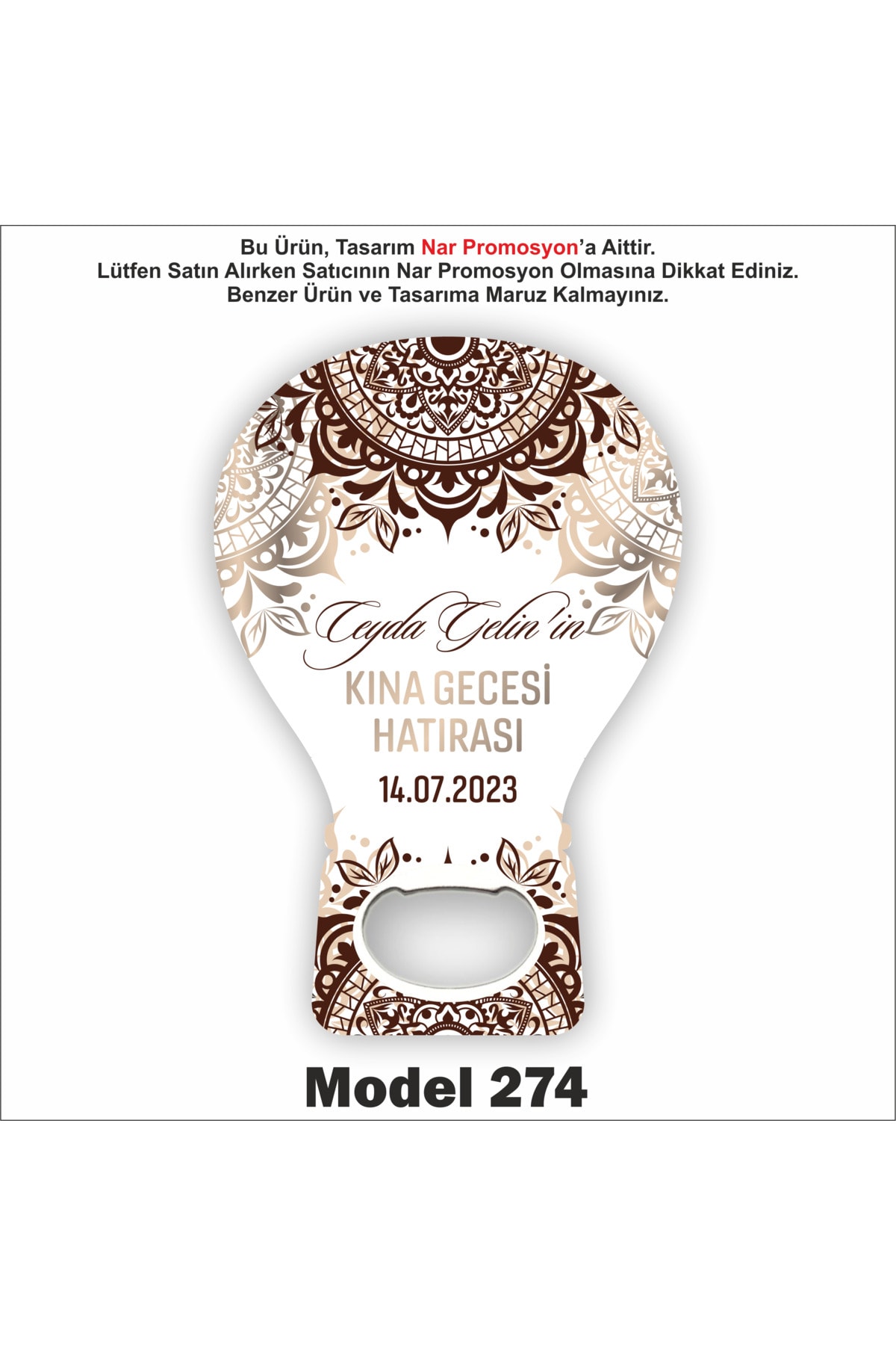 Opener Magnet Gift 20 Pieces - Circumcision, Engagement, Promise, Wedding Gift - Packaging Included