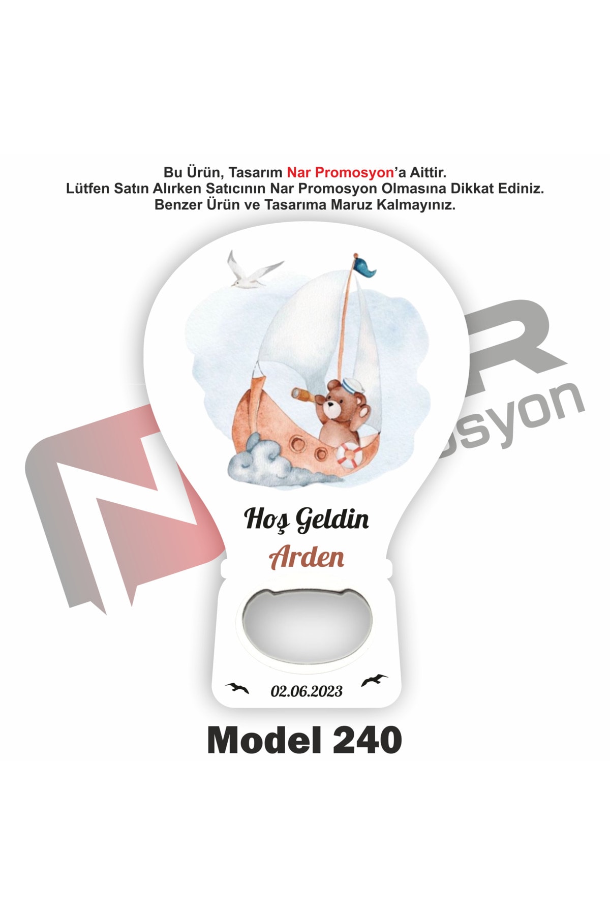 Opener Magnet Gift 20 Pieces - Circumcision, Engagement, Promise, Wedding Gift - Packaging Included
