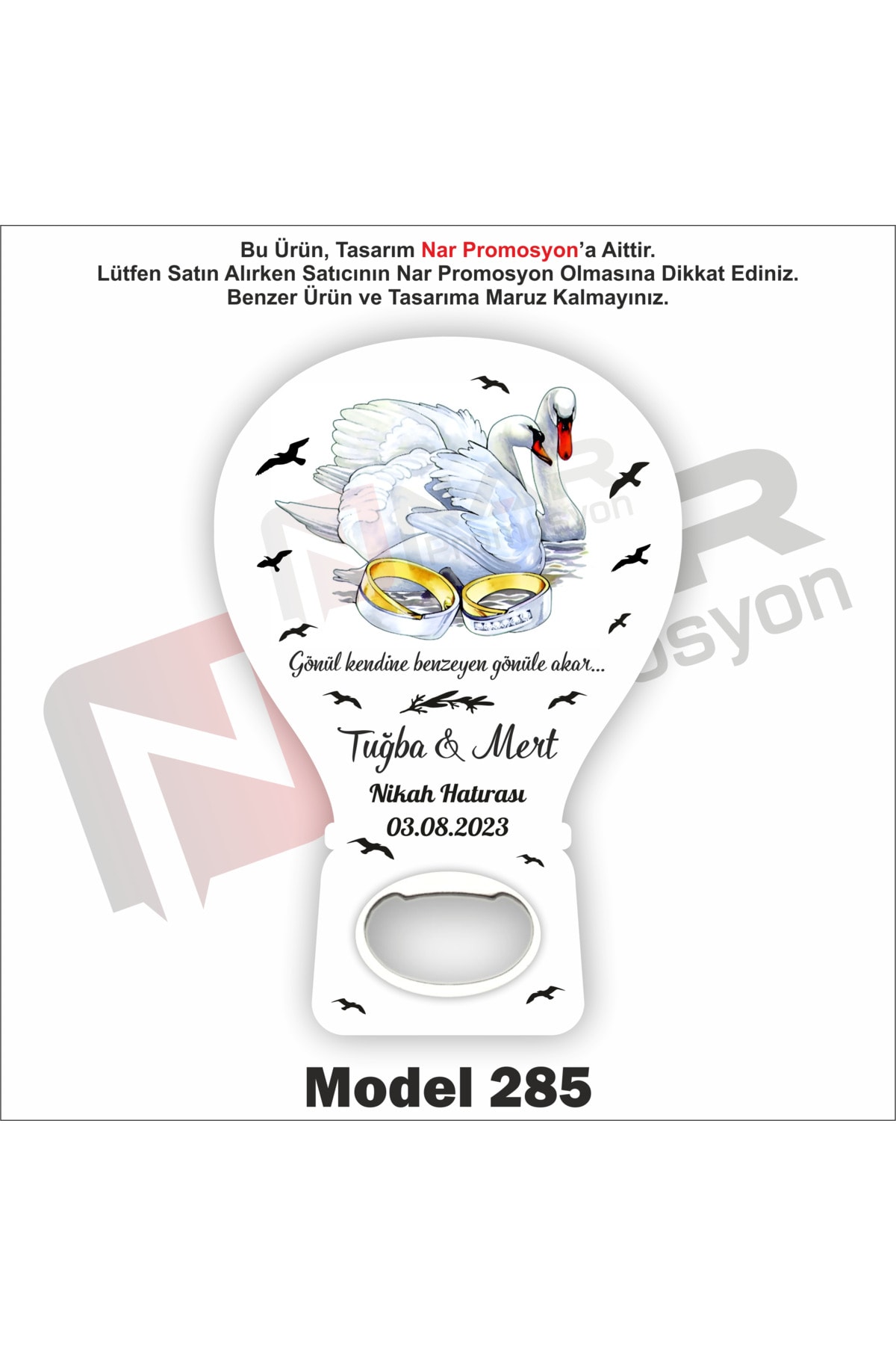 Opener Magnet Gift 20 Pieces - Circumcision, Engagement, Promise, Wedding Gift - Packaging Included