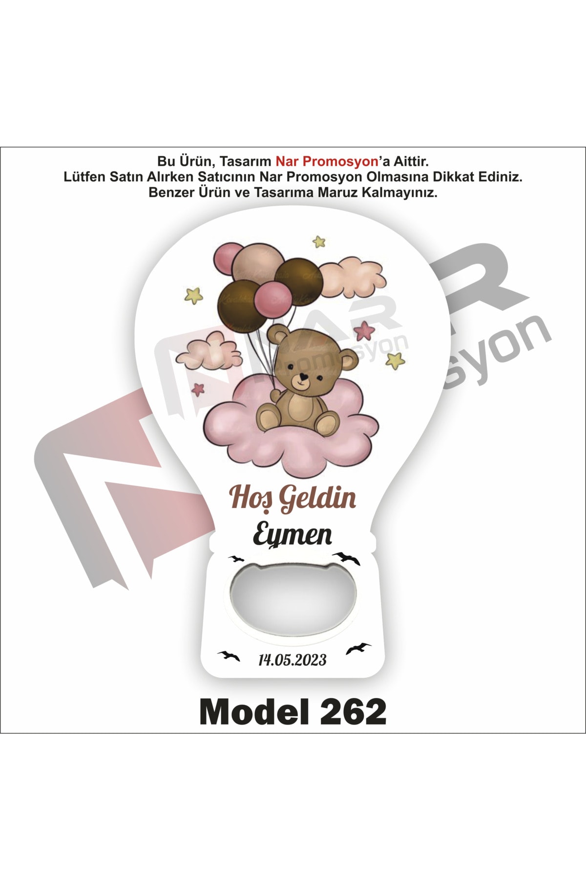 Opener Magnet Gift 20 Pieces - Circumcision, Engagement, Promise, Wedding Gift - Packaging Included