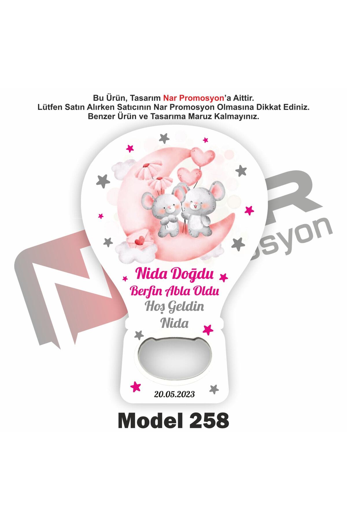 Opener Magnet Gift 20 Pieces - Circumcision, Engagement, Promise, Wedding Gift - Packaging Included