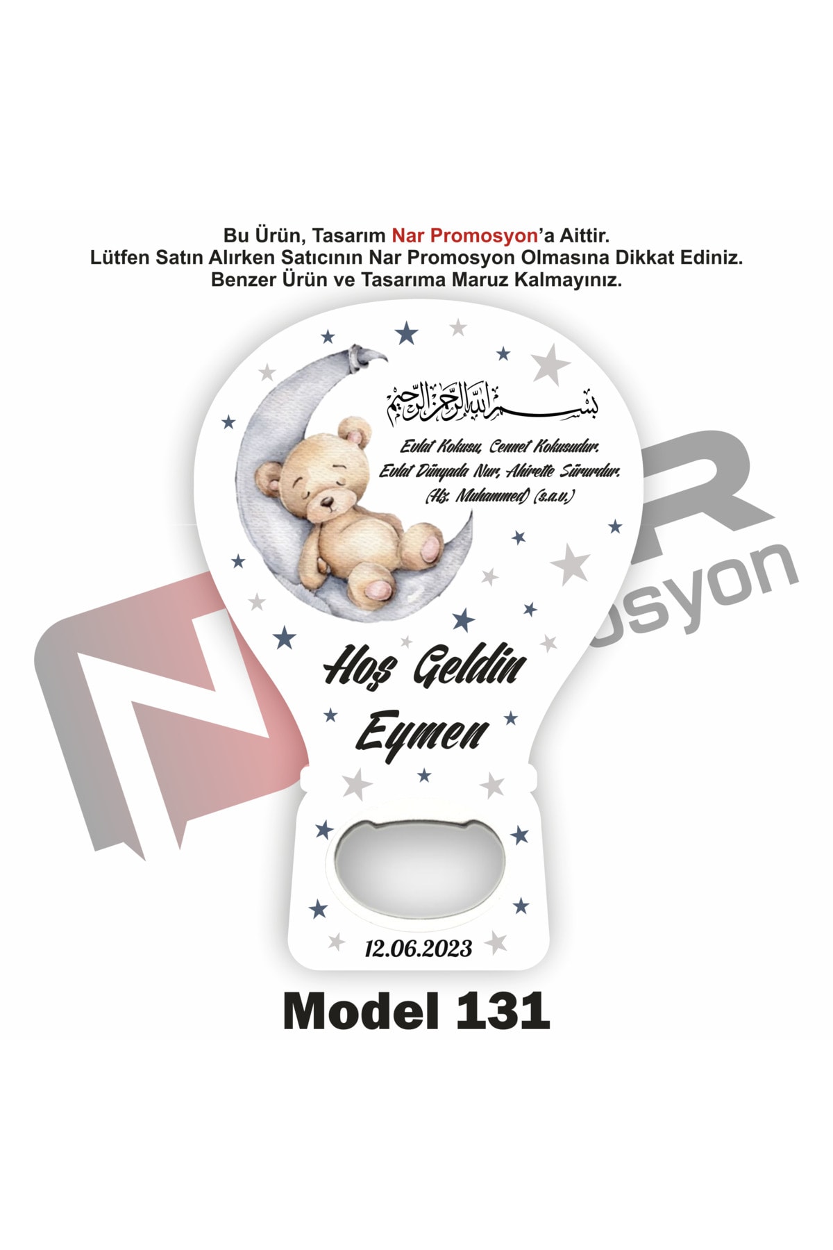 Opener Magnet Gift 20 Pieces - Circumcision, Engagement, Promise, Wedding Gift - Packaging Included