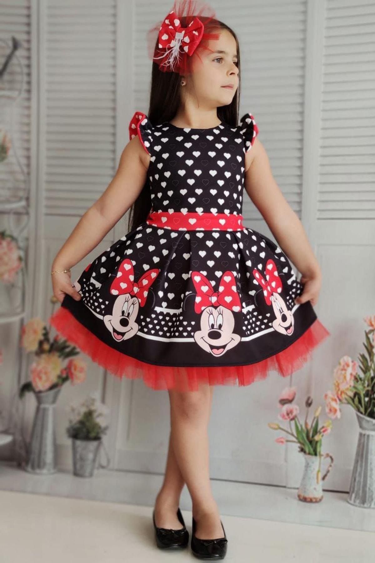 Mickey Mouse Baby dress, Mickey Mouse Baby costume. Baby dress.