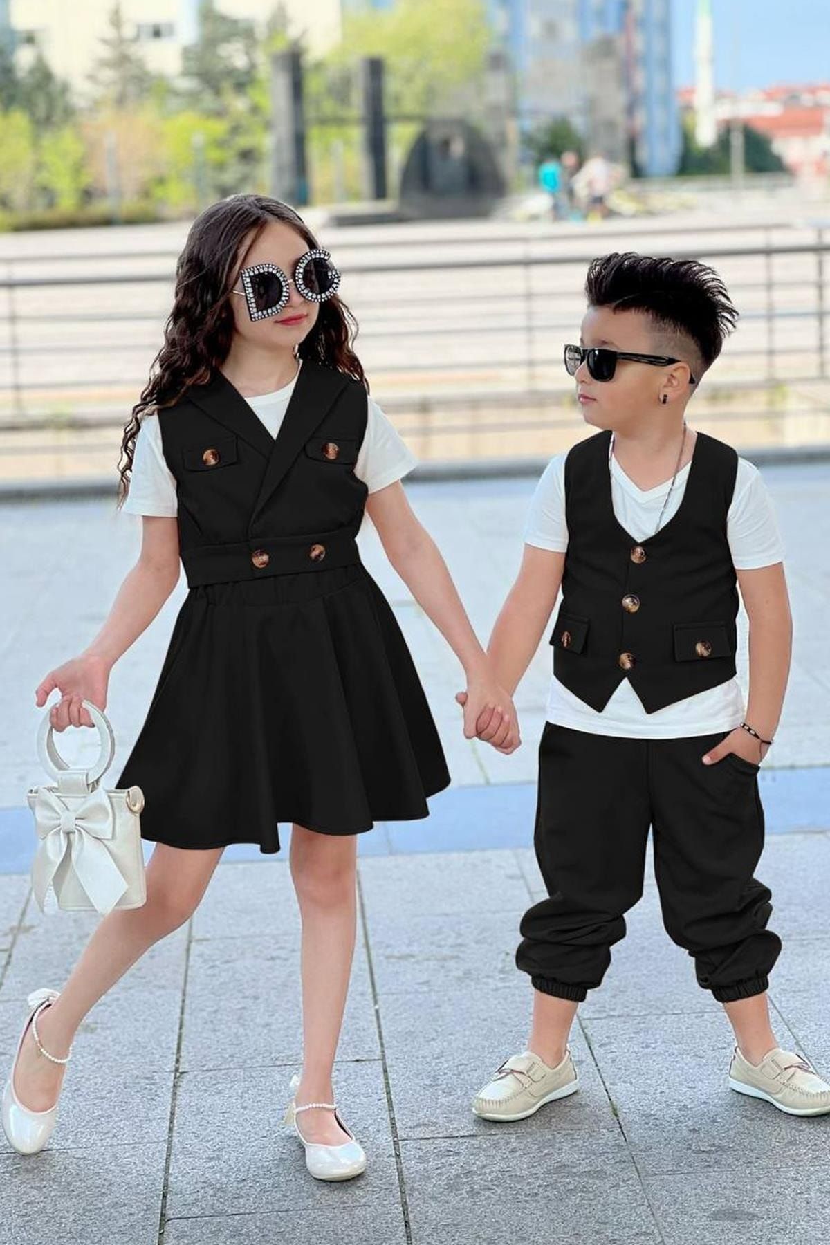 Baby boy hotsell black vest