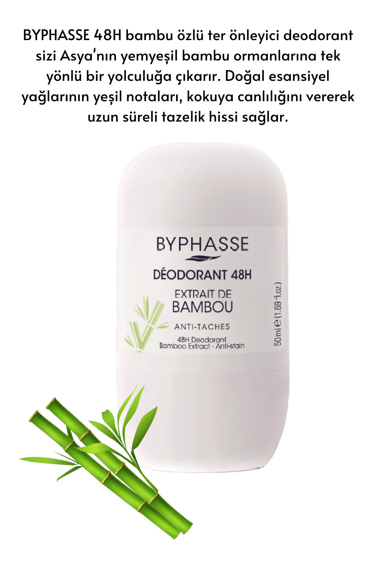 دئودورانت زنانه  BYPHASSE | 8.4361E+12 اورجینال - تصویر 3