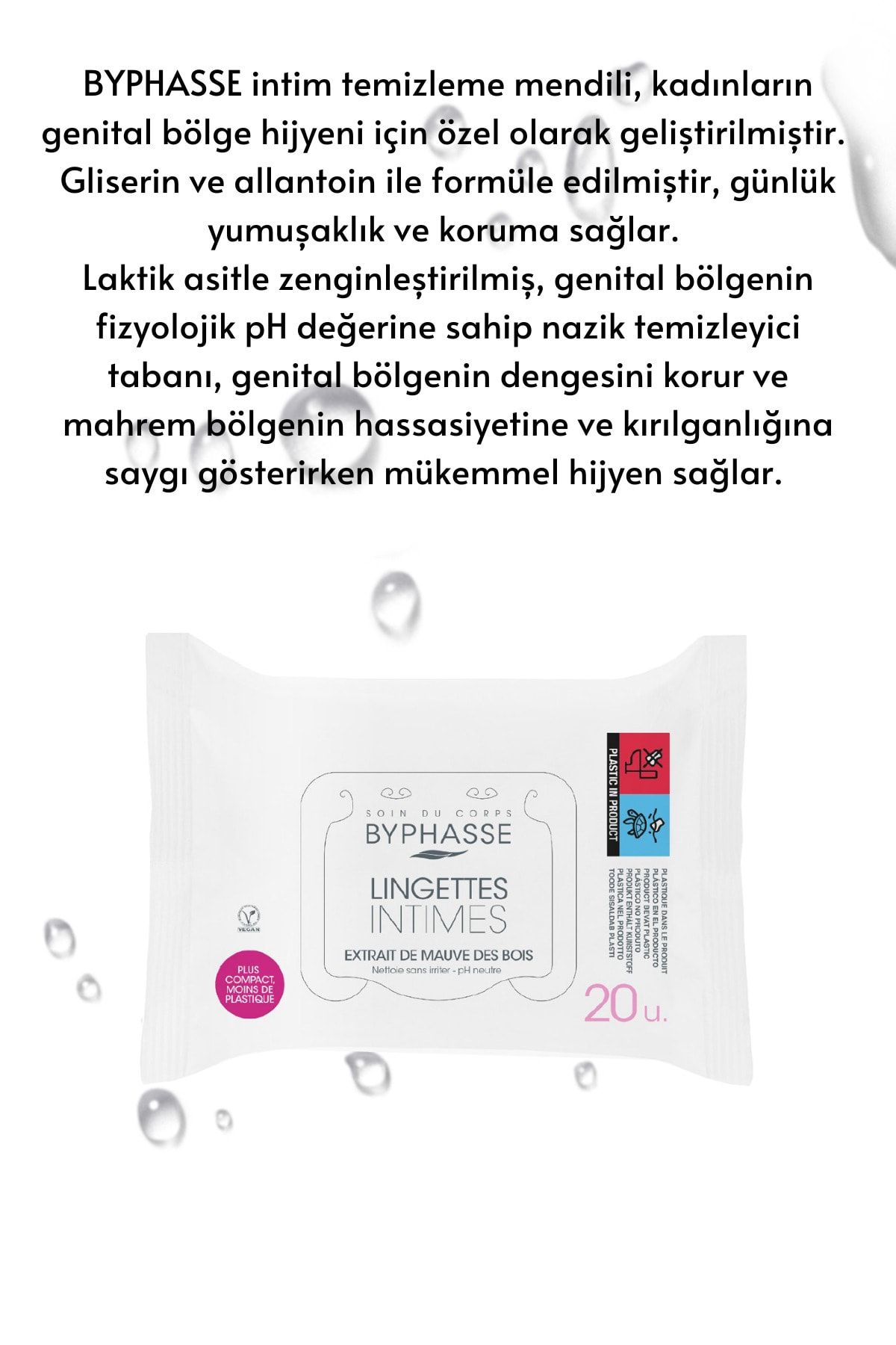 Lingettes intimes byphasse