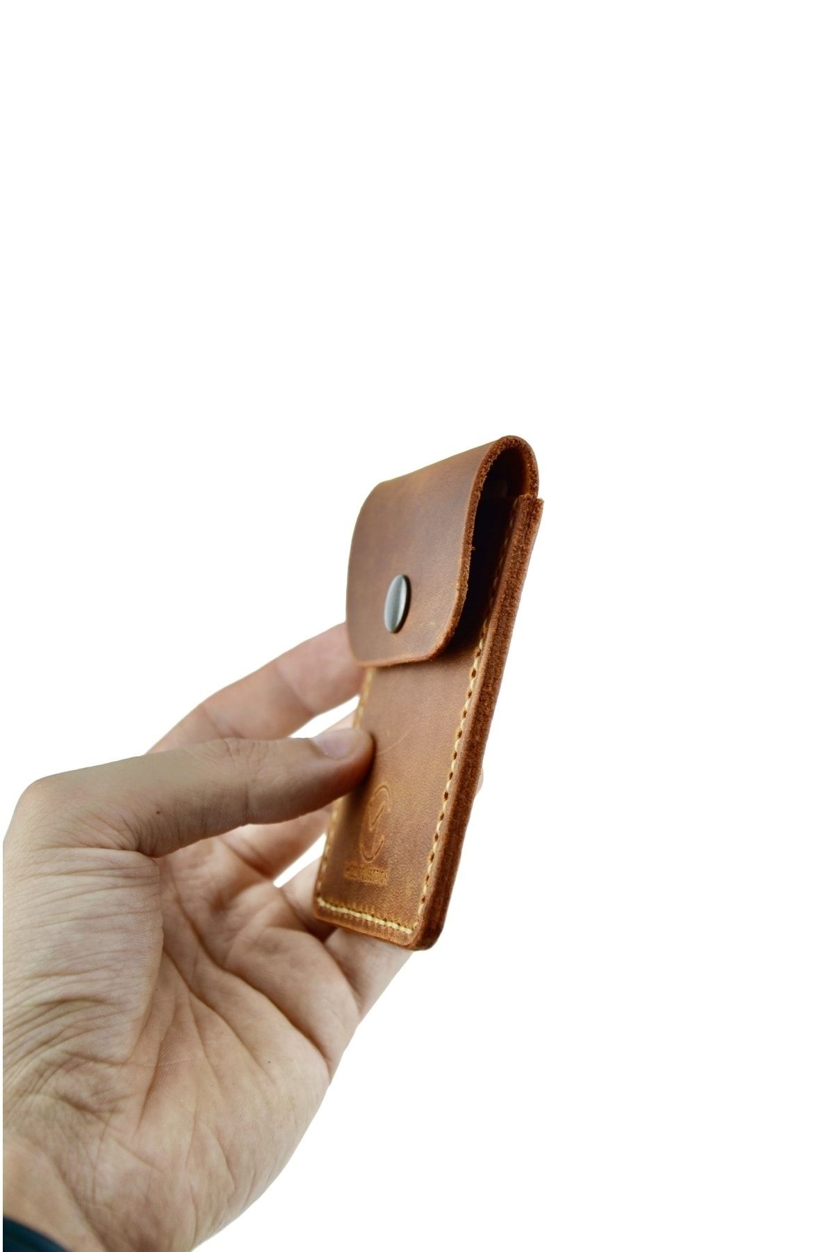Mess collection-Handmade genuine & real leather double compartment minimal card holder/Thin Card Holder/Gift items 4