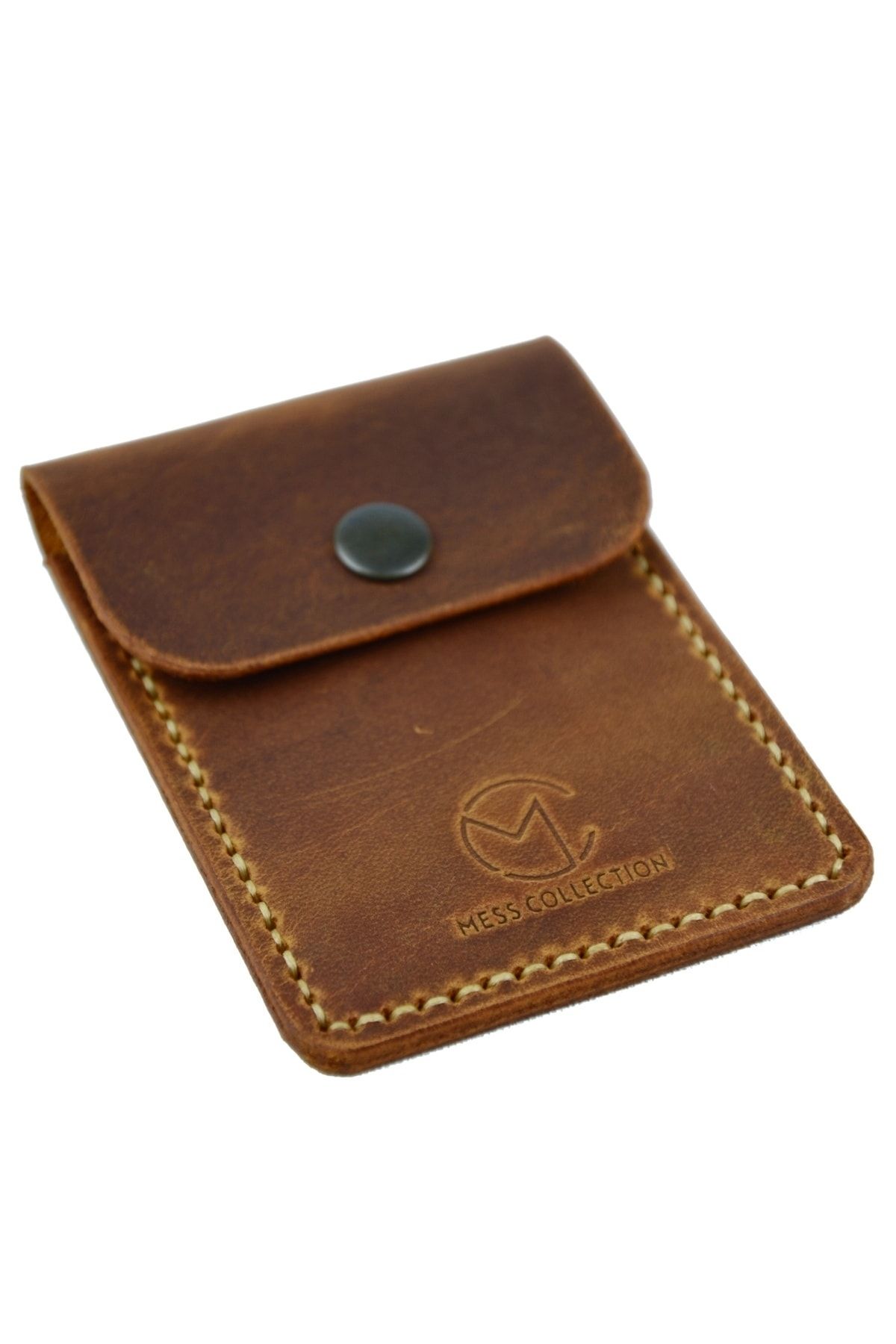 Mess collection-Handmade genuine & real leather double compartment minimal card holder/Thin Card Holder/Gift items 6