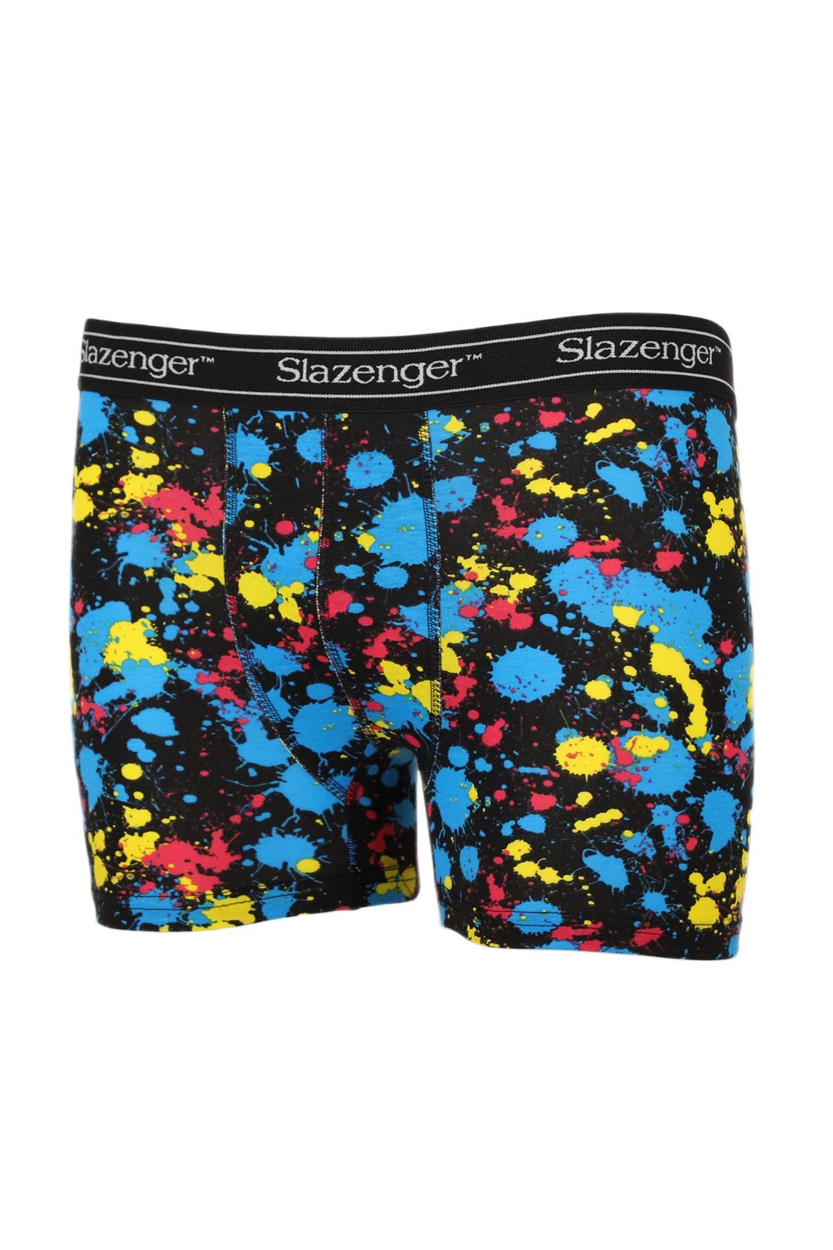 لباس زیر باکسر مردانه JAMA مشکی/زرد/قرمز Slazenger