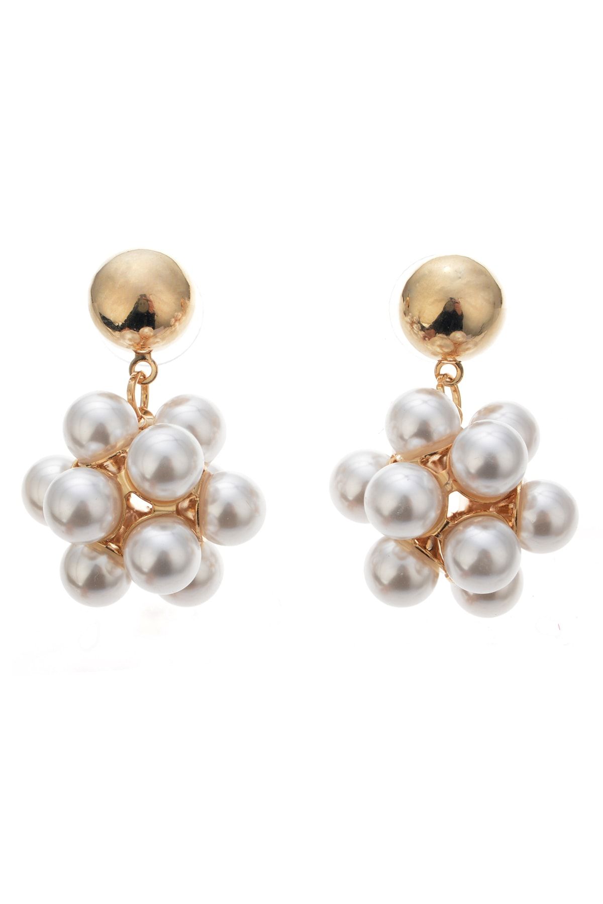 Pelin Aksesuar Women s Pearl Ball Earrings Trendyol