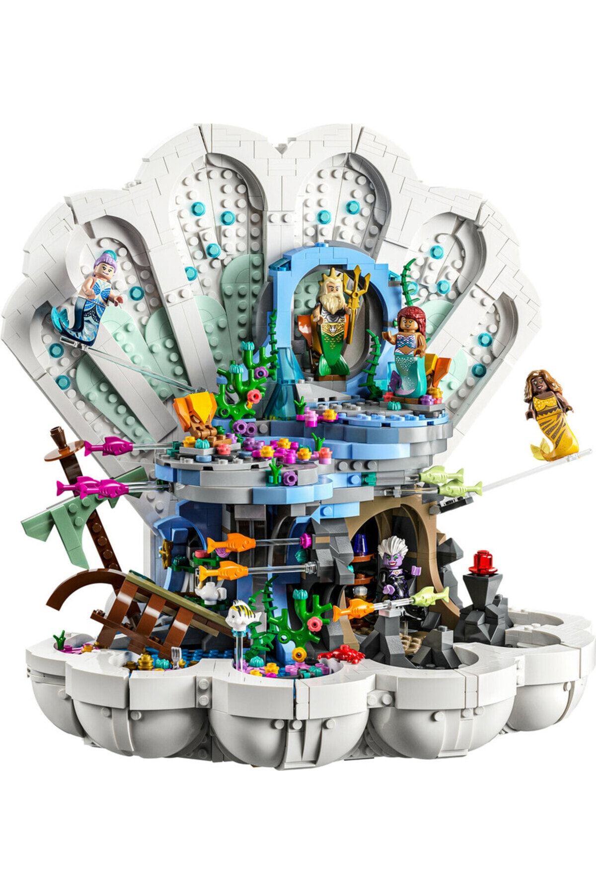 لگو دیزنی صدف سلطنتی پری دریایی کوچولو Disney The Little Mermaid Royal Oyster 1808 قطعه ای