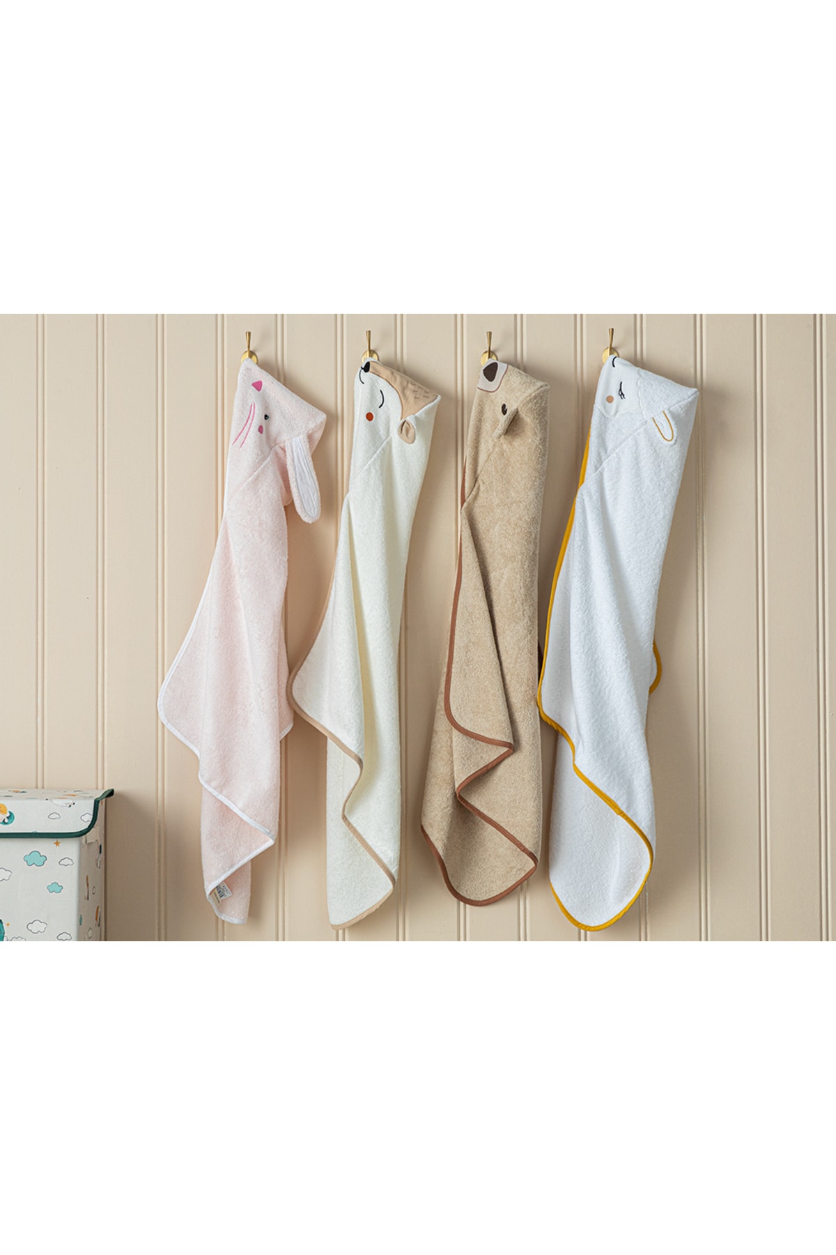 English Home Kuzu Pamuk Bebe Havlu 75x75 Cm Hardal fotoğrafı 4 (önizleme)