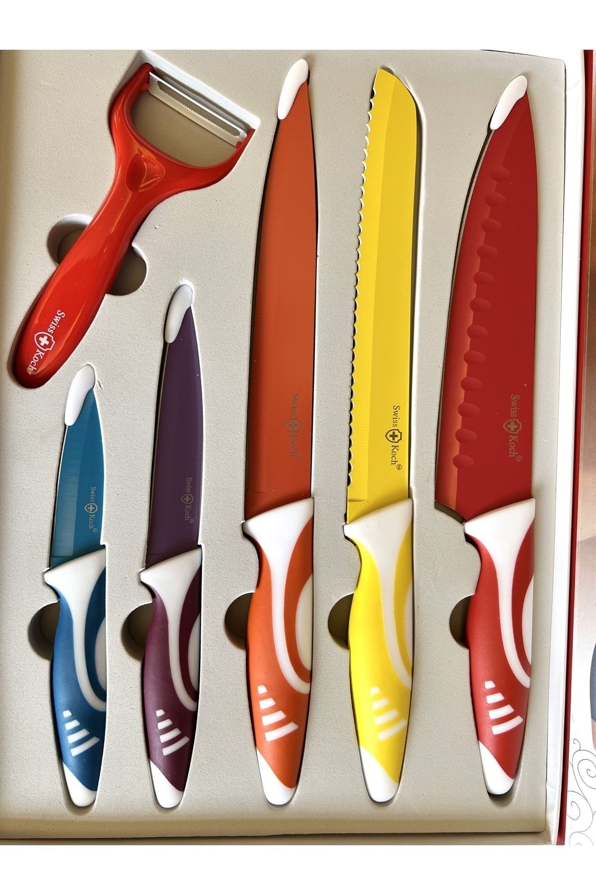 Swiss koch shop knife set