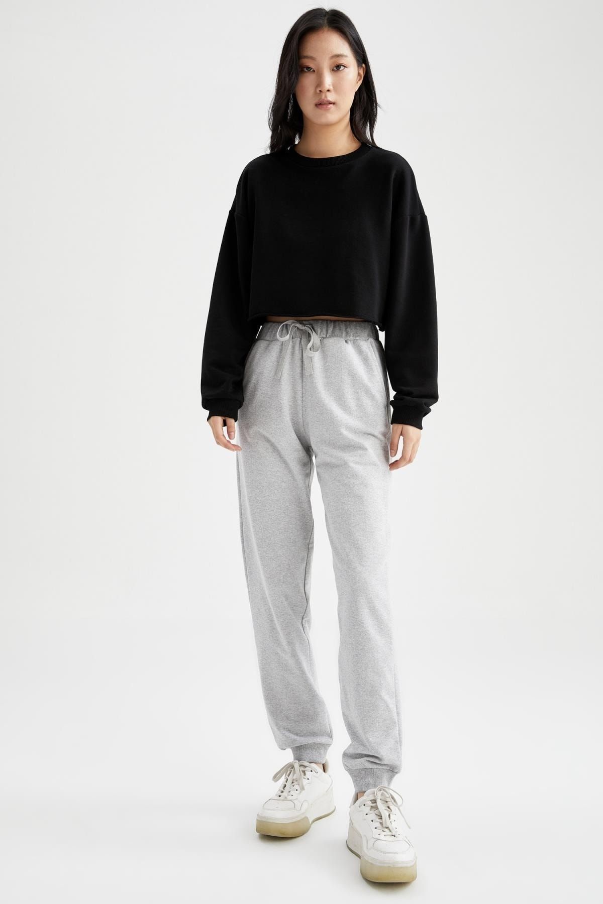 DeFacto-Regular Fit basic Reversible Jogger Sweatpants 3