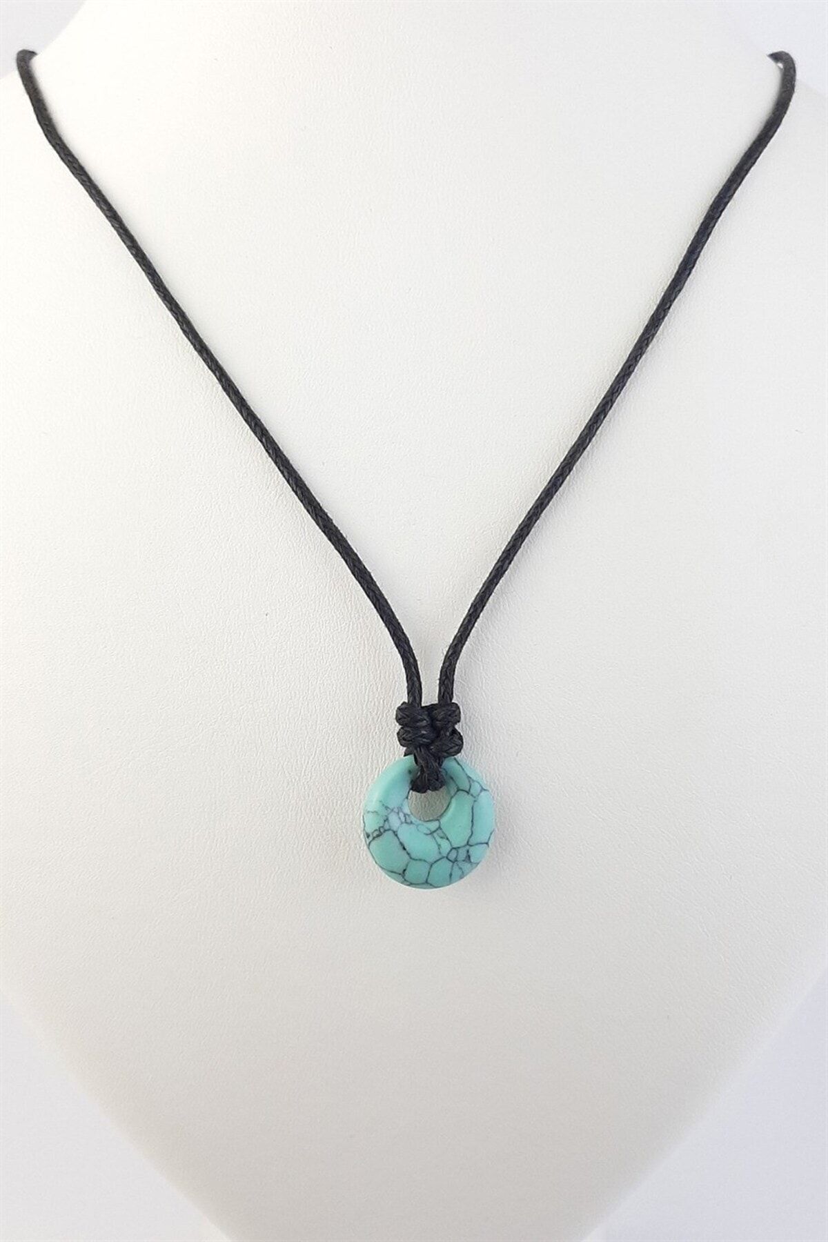 Rope stone shop necklace