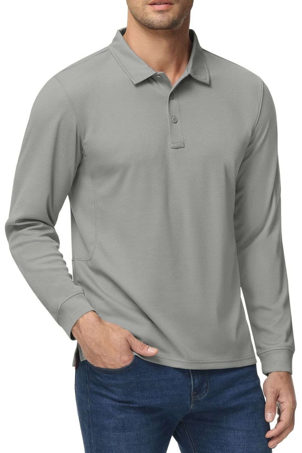 Ghassy Co Men s Jersey Golf Polo Shirt Pique Performance Tactical