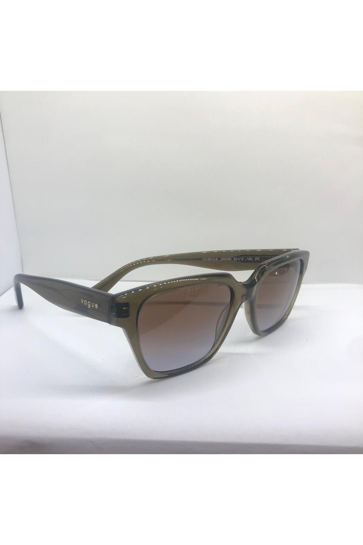 عینک آفتابی سبز مردانه و زنانه VO 5512-S 304768 55-17 140 Vogue