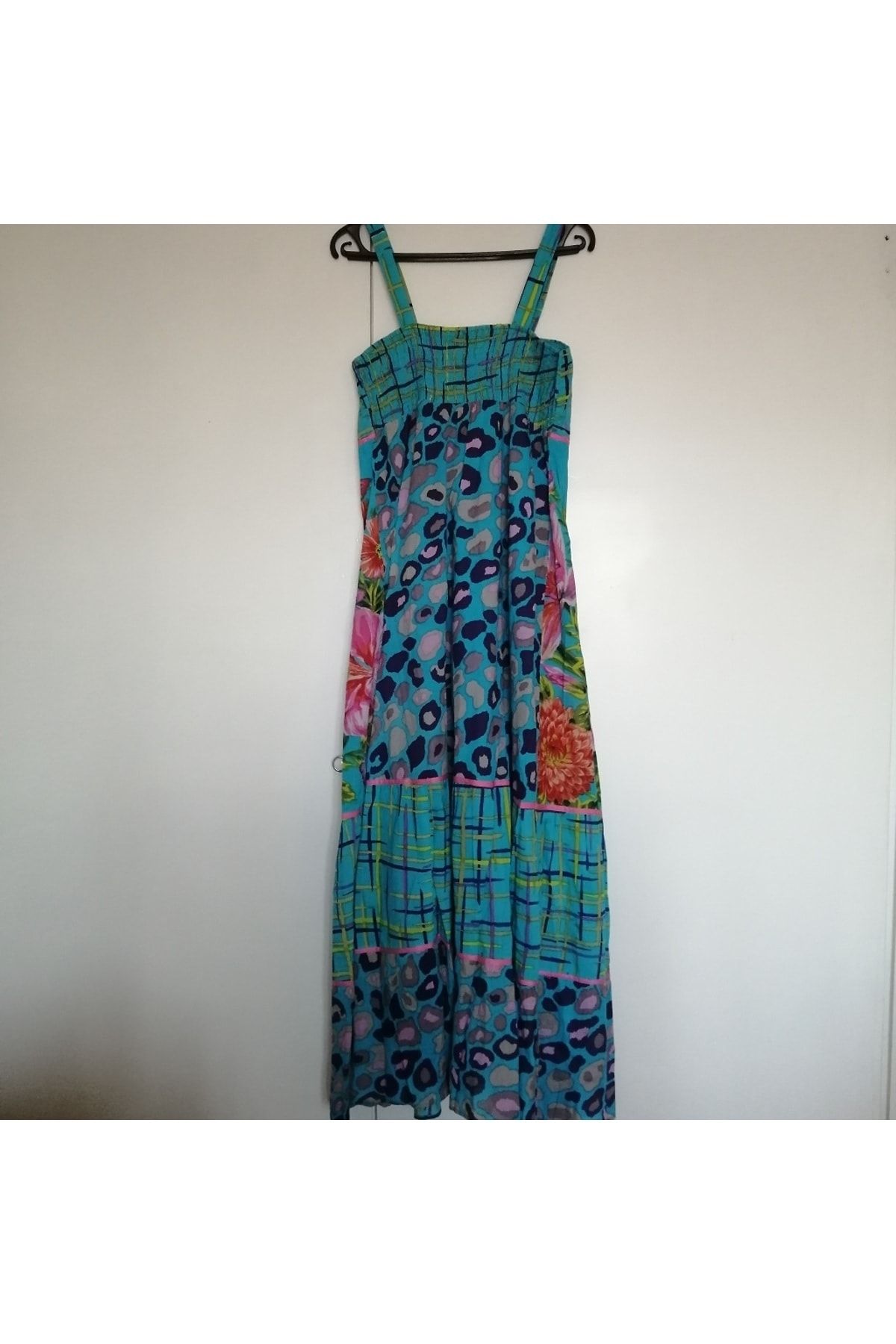 STAR ND A Dress Turquoise Long Trendyol