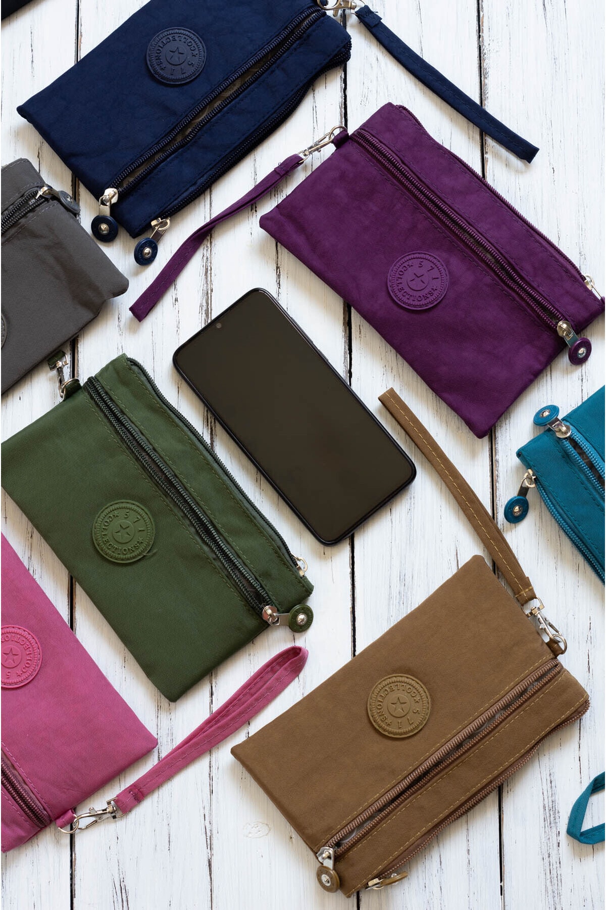 کیف پول مردانه خاکستری İMAKS | S35105711115 اورجینال - تصویر 5