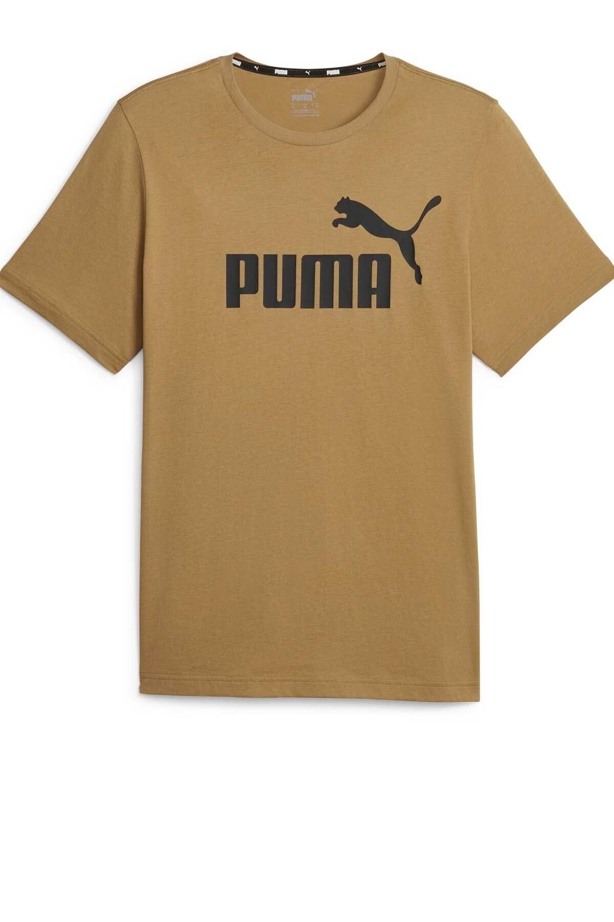 Puma Ess Logo Men\'s T-Shirt 58666786 - Trendyol