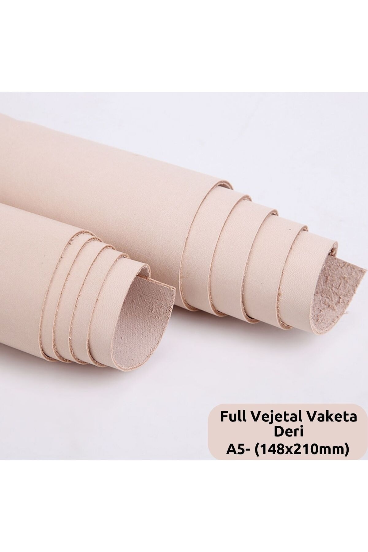 Full Vegetal Vaketa Piece Leather, A5-(14,8X21 CM) Leather Genuine Leather Suitable for Patterning and Dyeing for Hobby