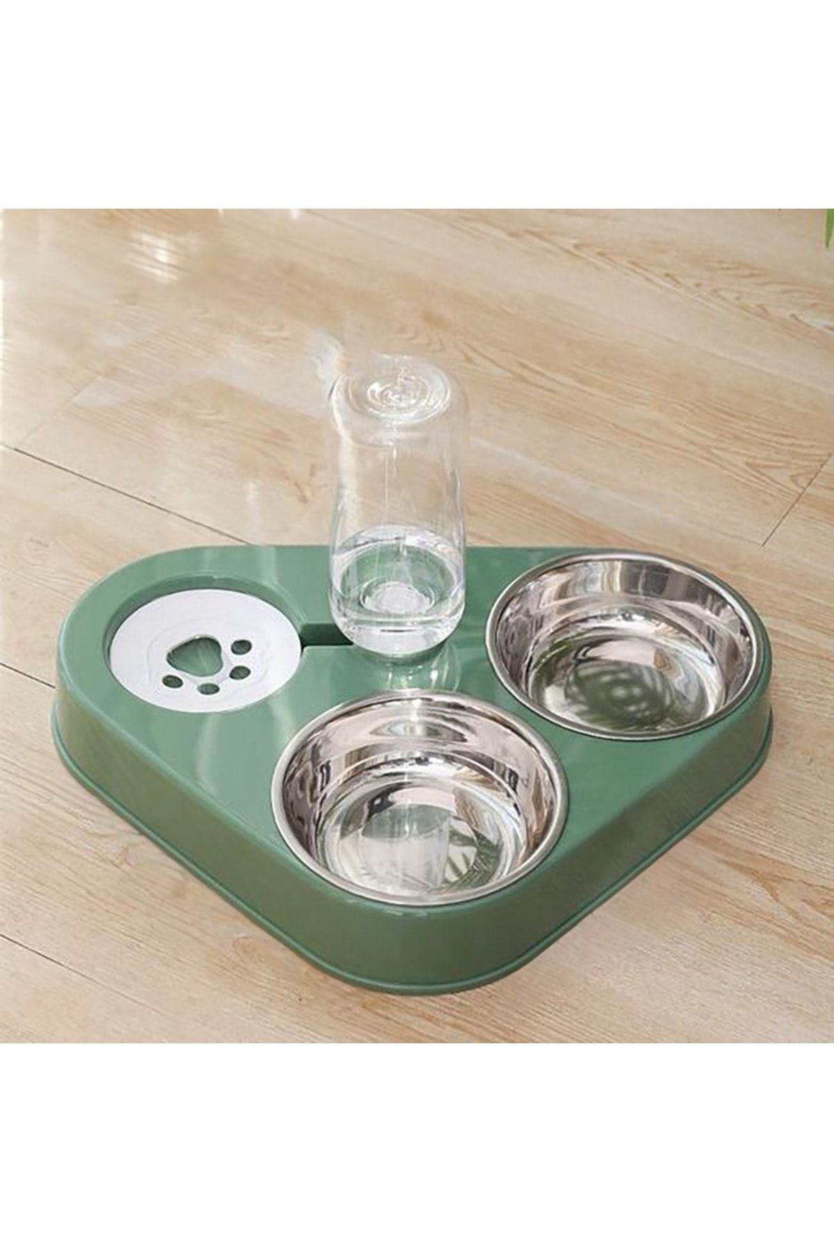 Cat food in deals plastic container