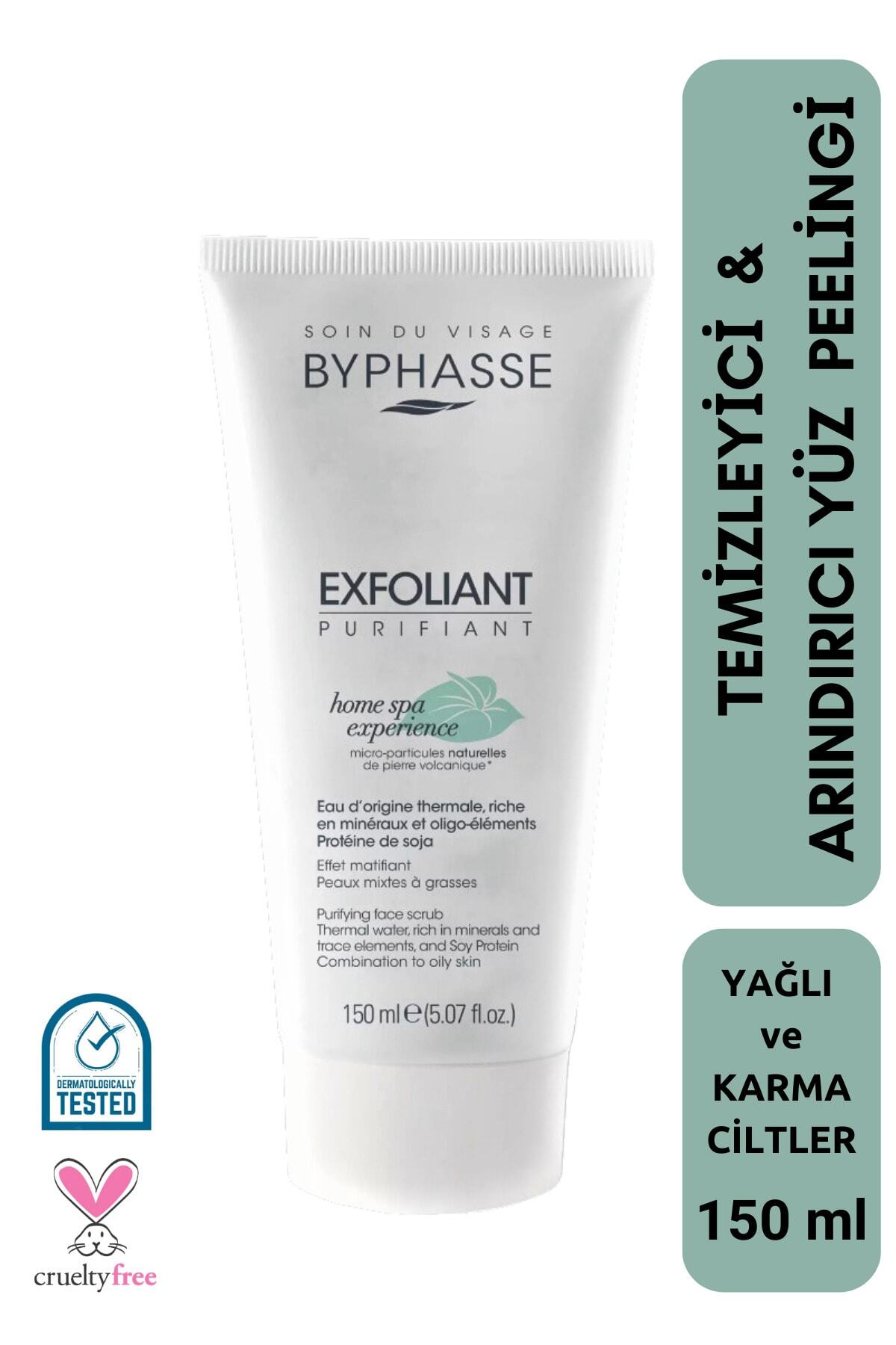 BYPHASSE اسکراب پاک کننده و تمیز کننده صورت برای پوست چرب و مختلط ۱۵۰ میلی لیتر — TYCEZQ7RGN168916066897386