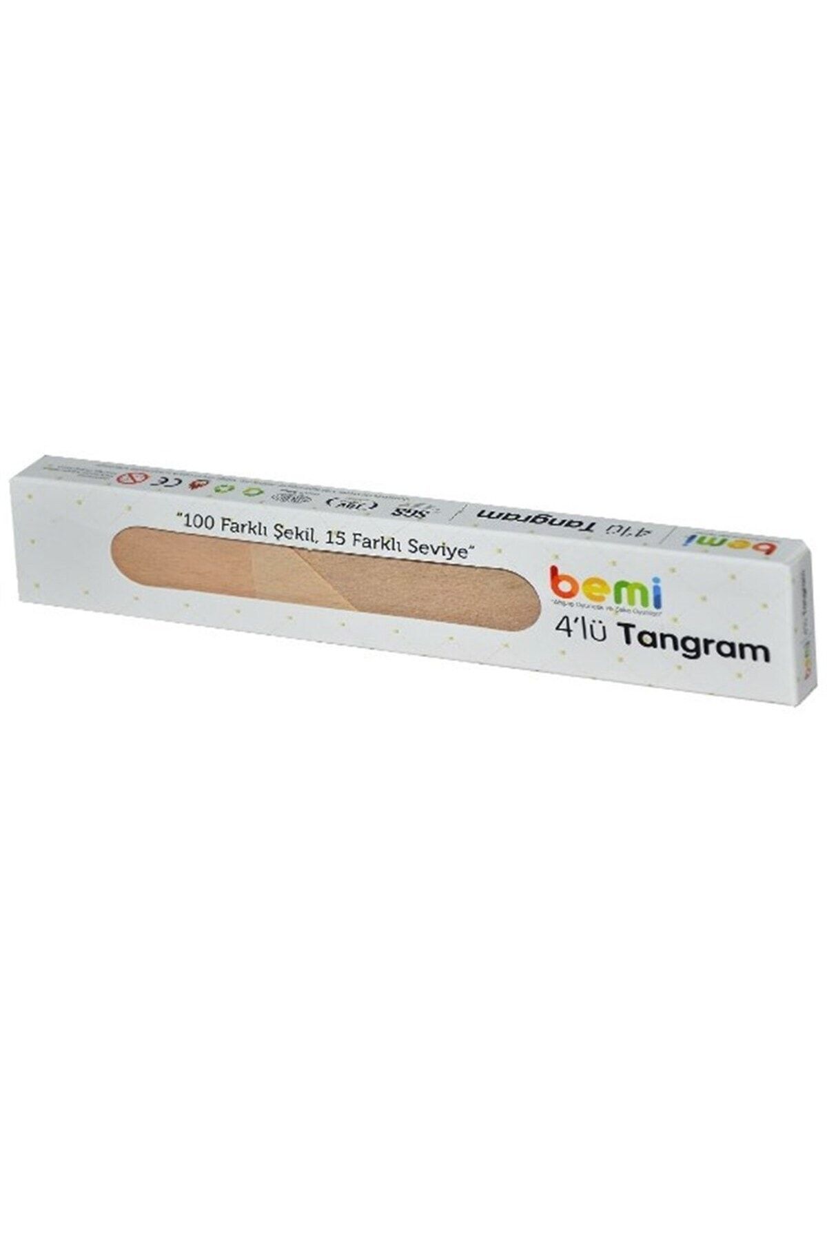 BEMİ-T Tangram Brain Teaser - 100 Different Task 4