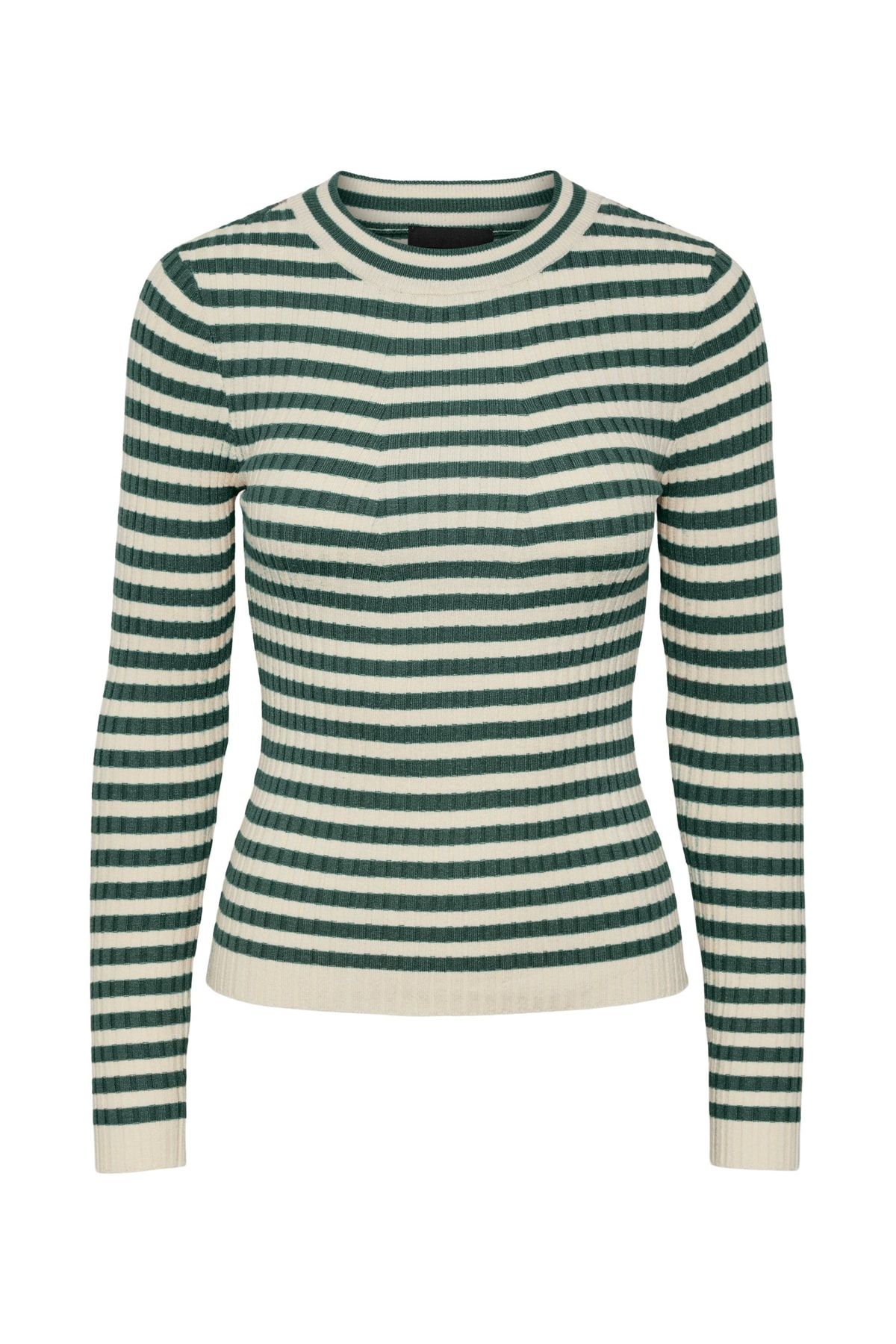 PIECES-17115047 Bluza Trekking Zielona 2