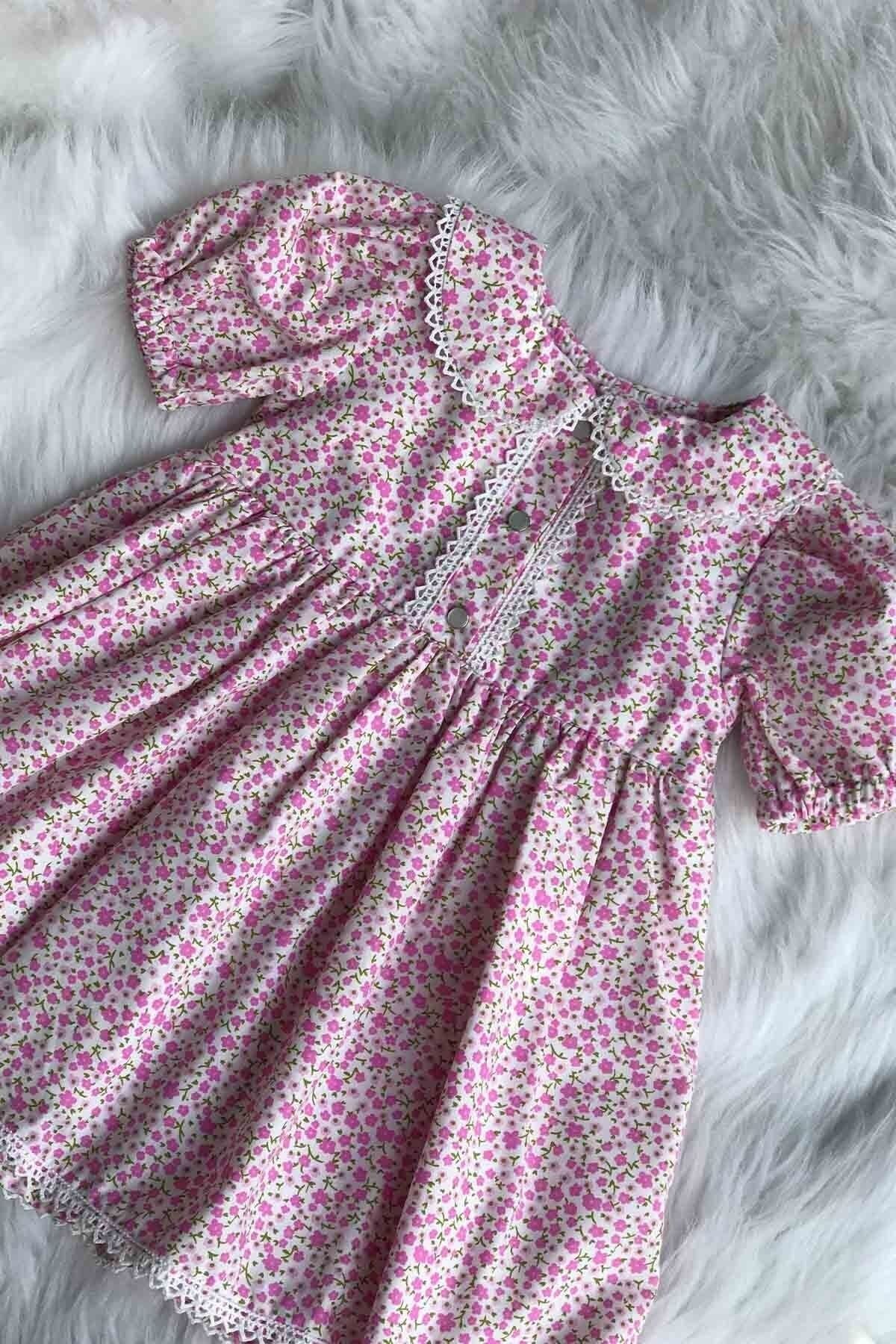 Baby collar frock top design