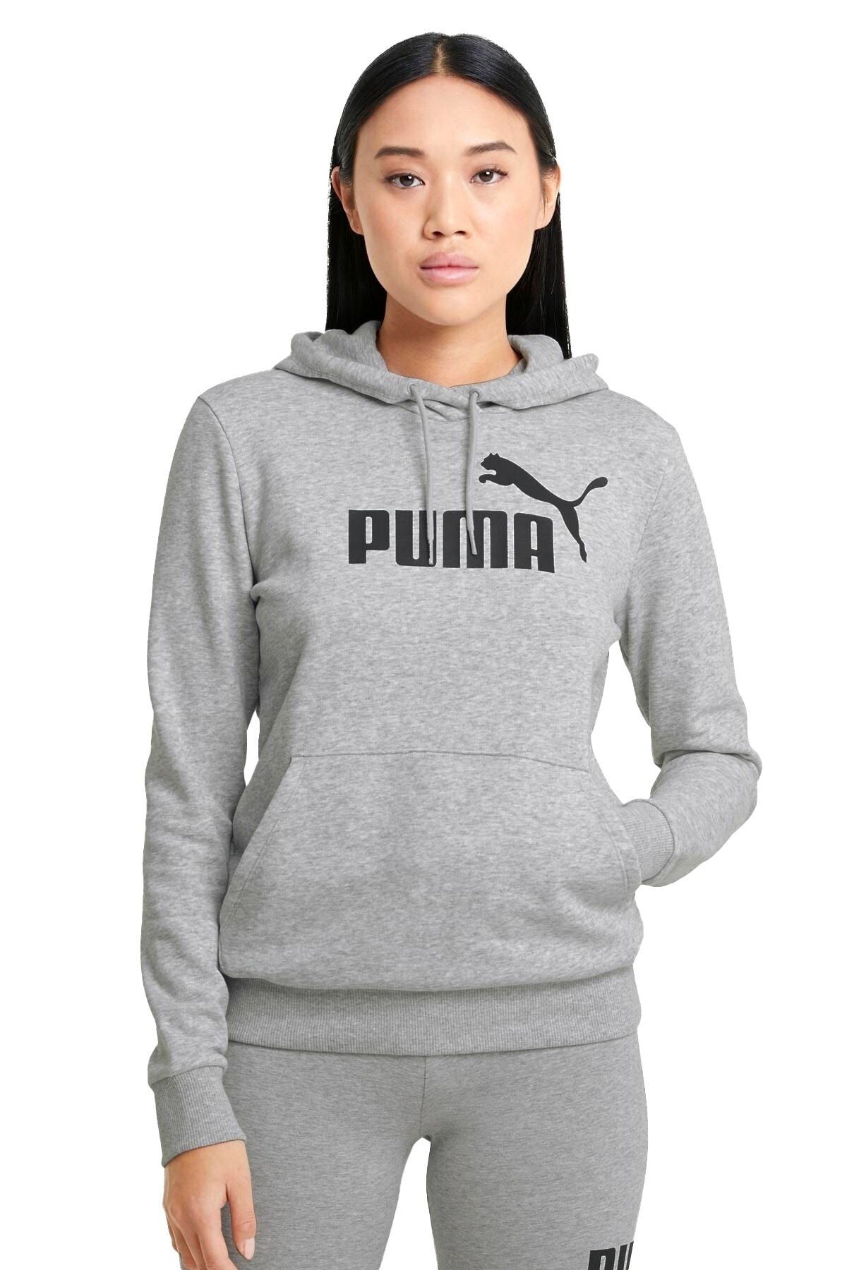 Grey hot sale puma hoodie
