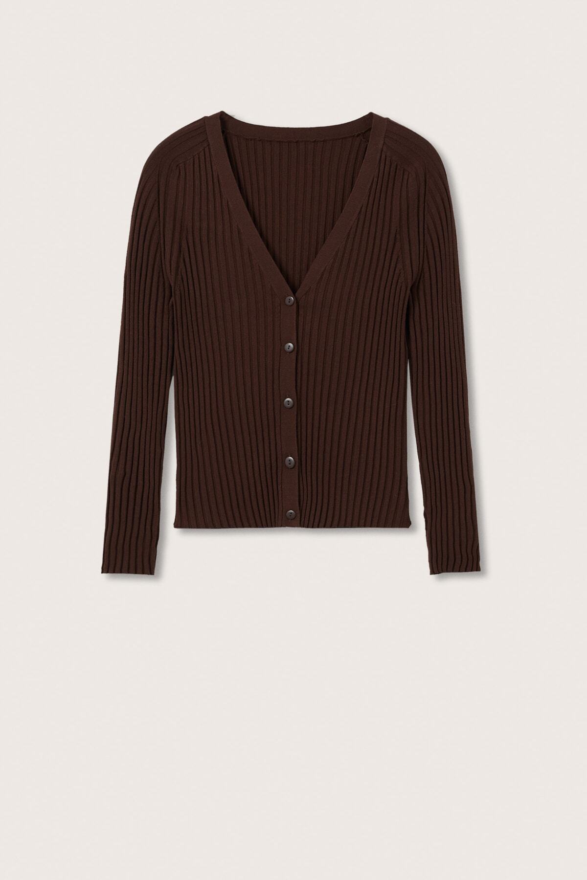 MANGO Woman-27055774 Women/Girls Chocolate 3